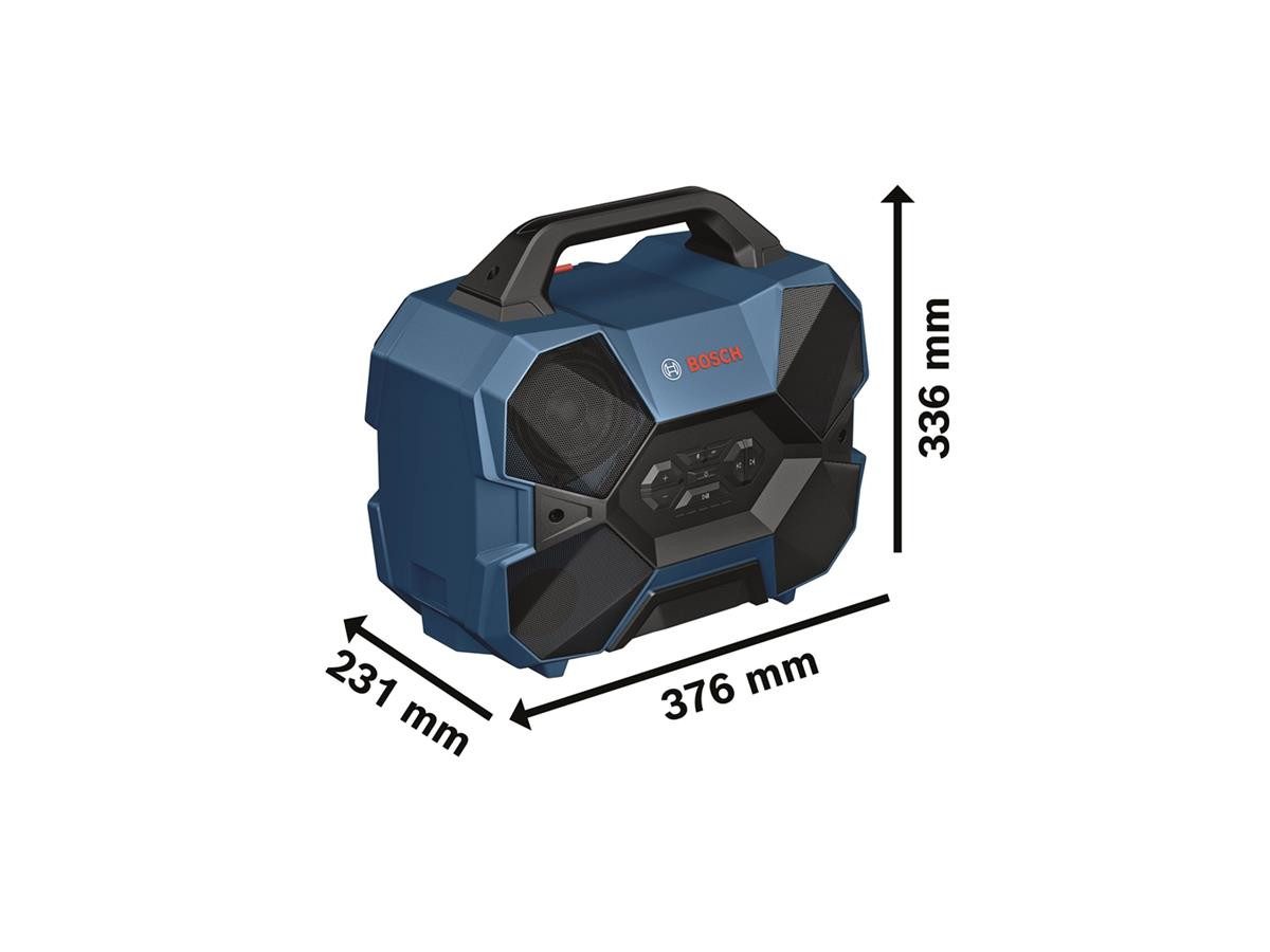 BOSCH GPB 18 V-6 C Professional Baustellenradio (ohne Akku und Ladegerät)