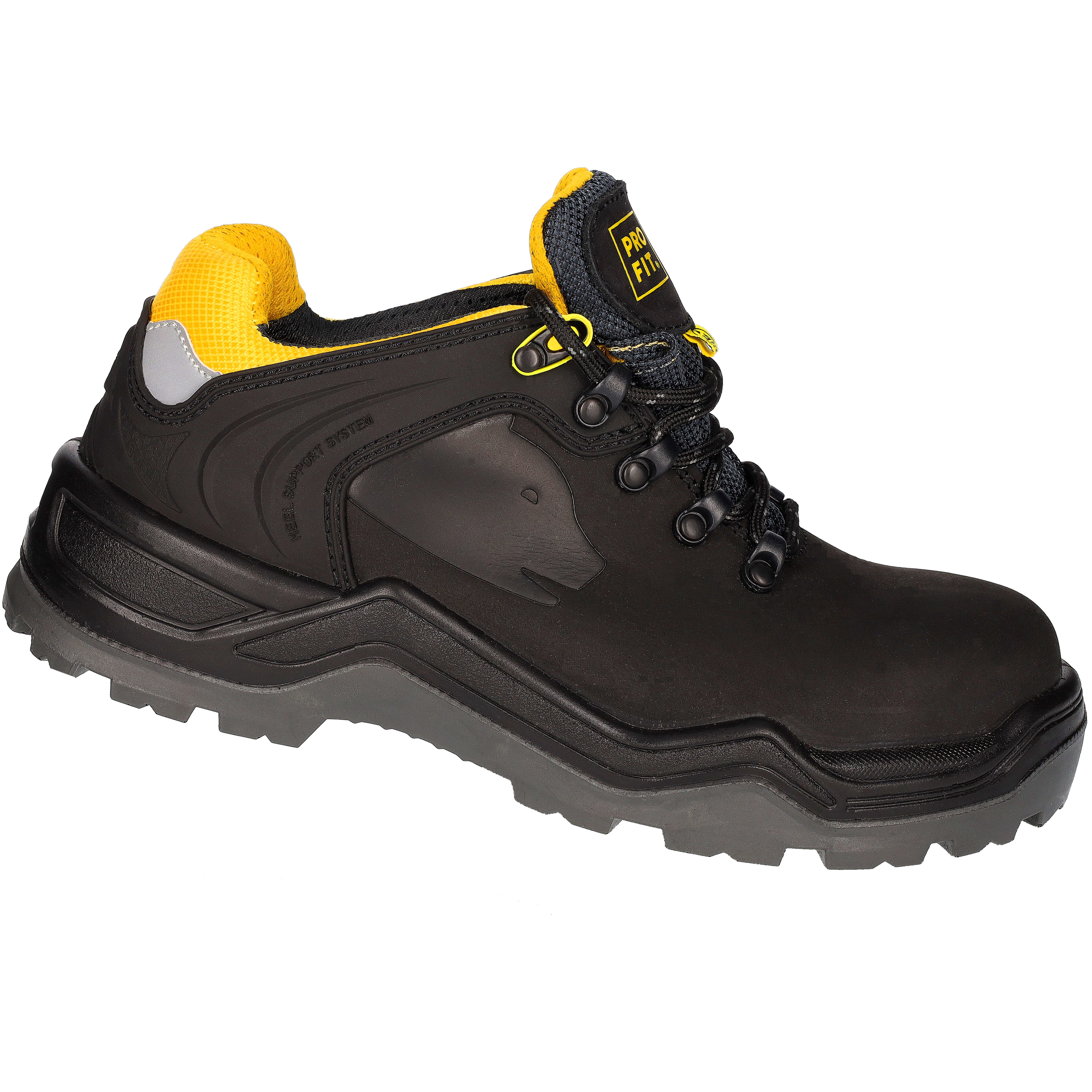 140 ESD Sicherheitsschuhe S3 "Arctos B low", schwarz/gelb Arbeitsschuh