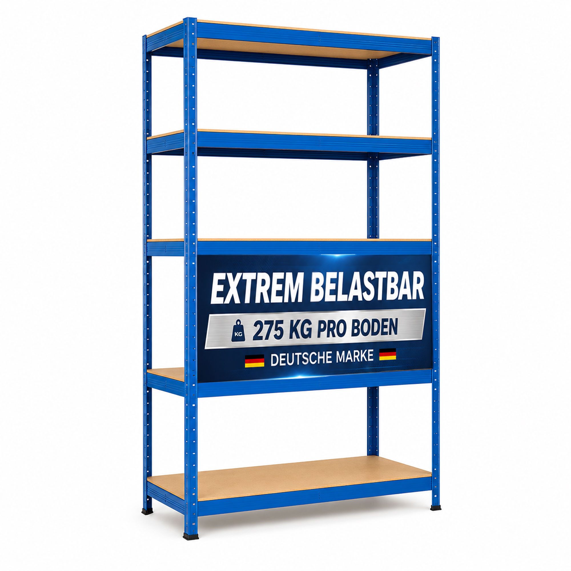 SCHMIDT security tools Schwerlastregal SCHMIDT security tools Schwerlastregal 180x90x45cm 275kg pro Boden
