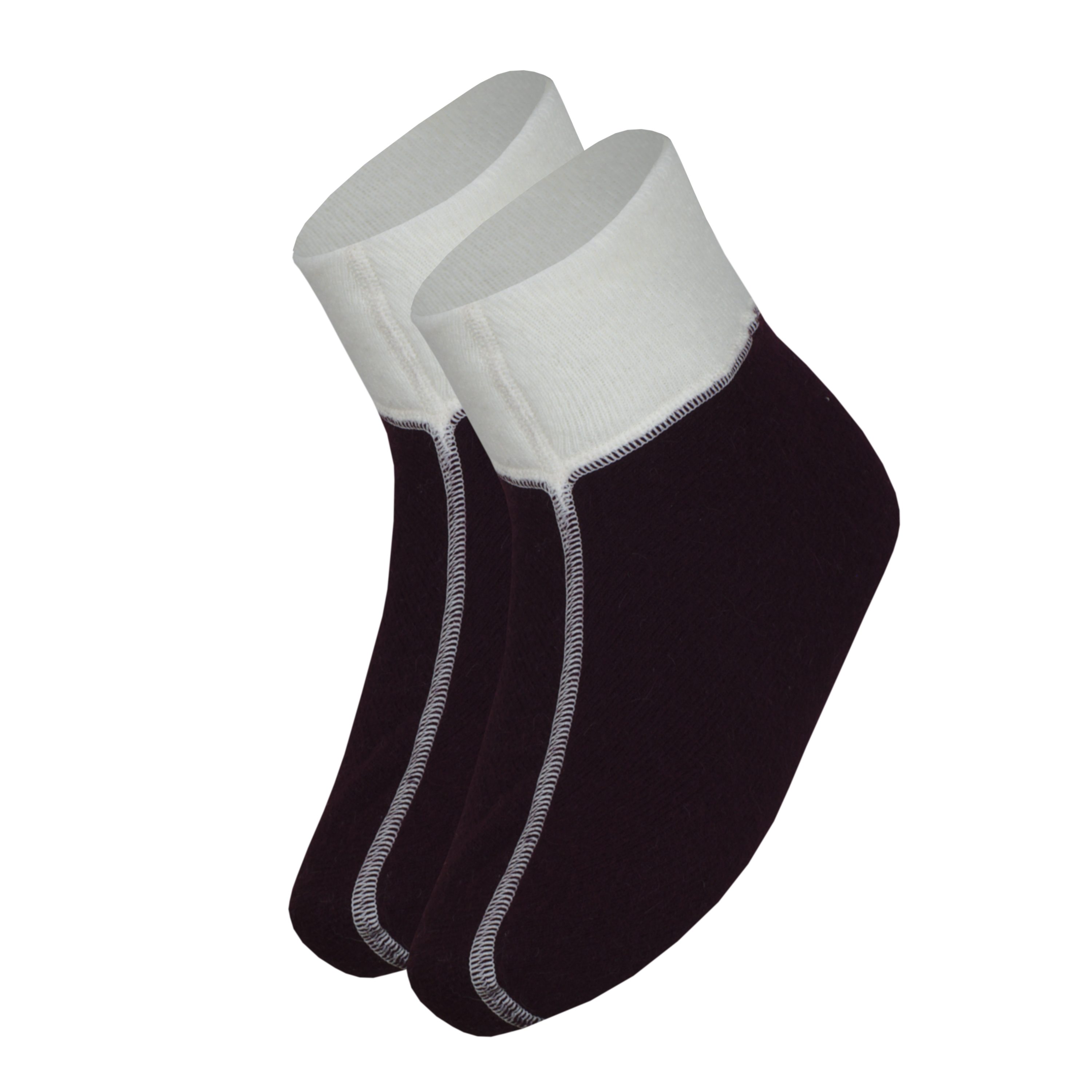 Gesundheitssocken Fußwärmer/Bettsocken kuschelweich aus Merino/Baumwolle