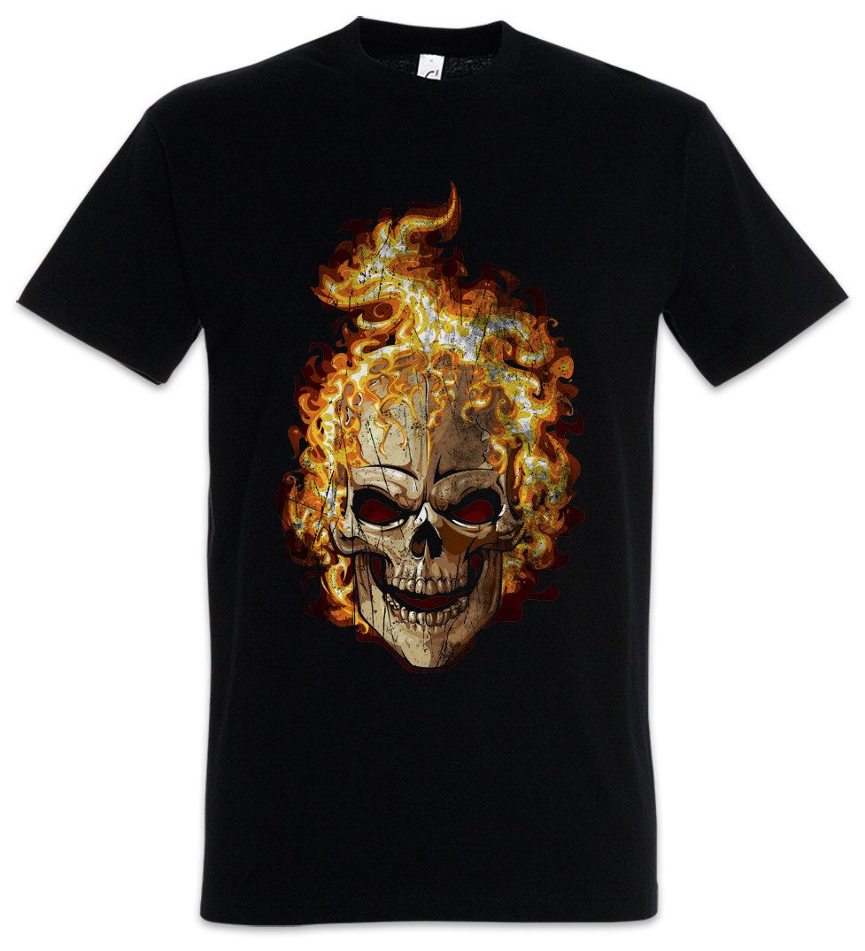 Urban Backwoods Print-Shirt Burning Skull II günstig online kaufen