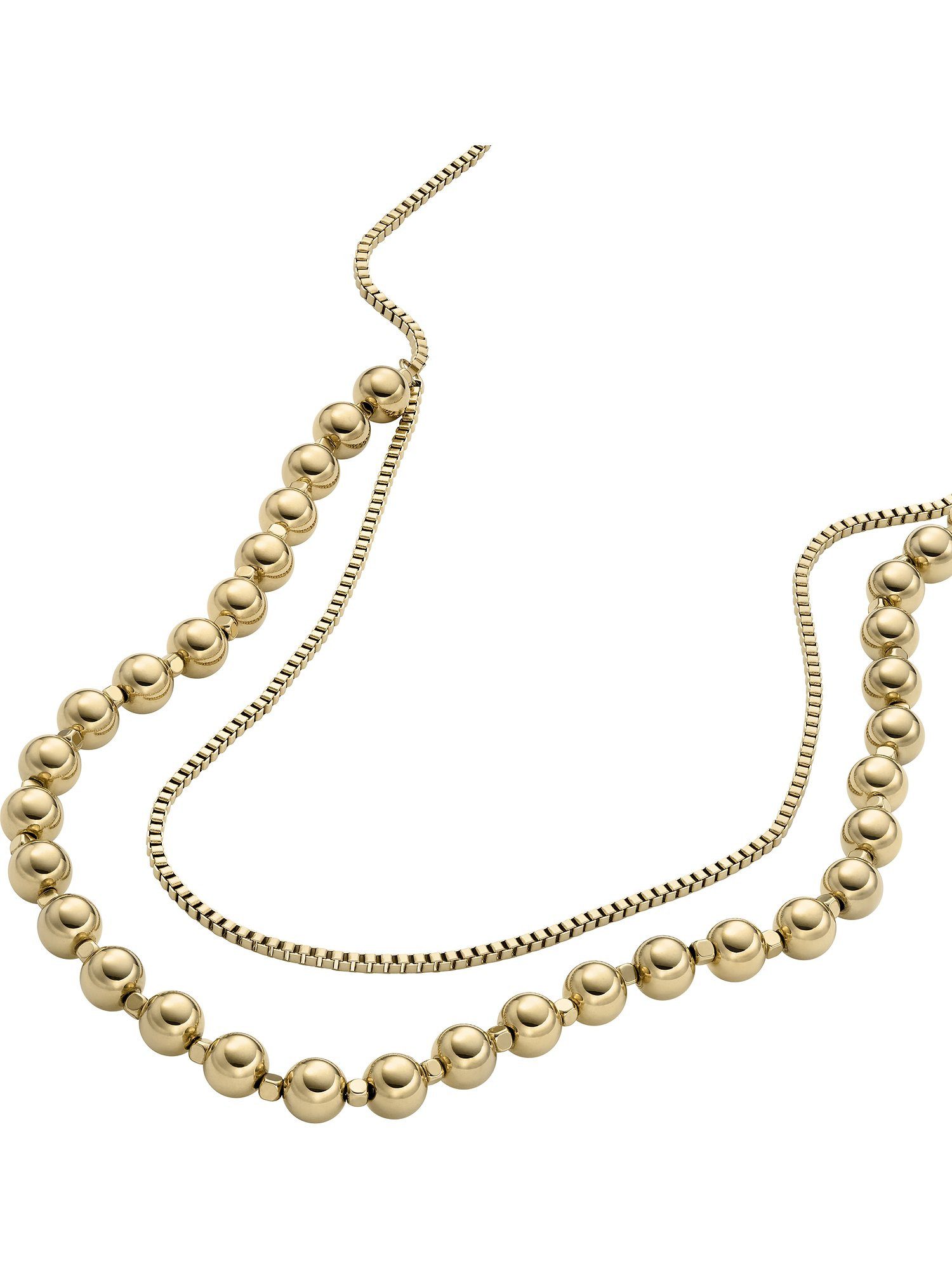 Fossil Collier Fossil Damen-Kette Edelst...