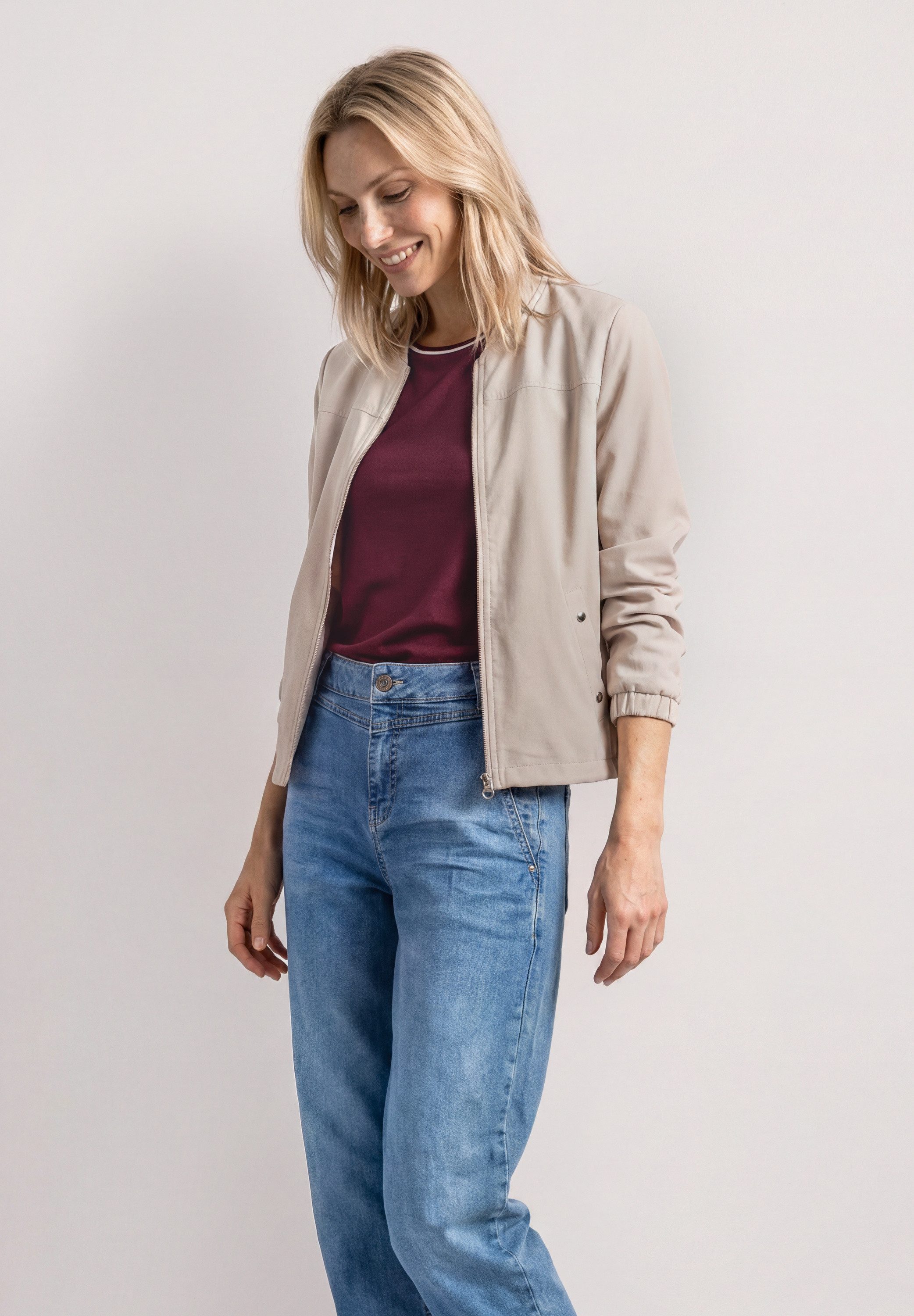 STREET ONE Kurzjacke im soften Baumwoll-Mix