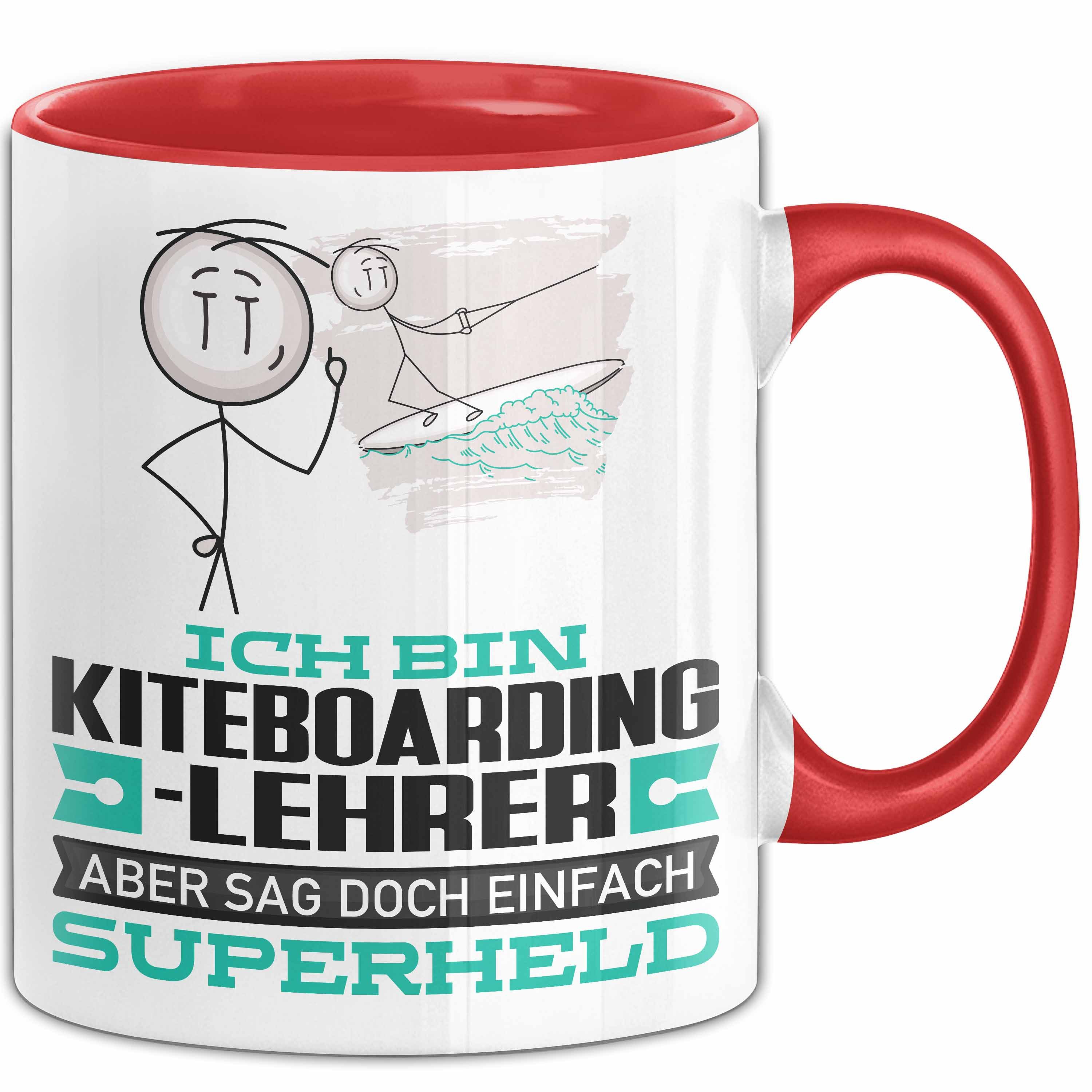 Tasse Kiteboarding-Lehrer Geschenk Tasse Ich Bin Kiteboarding-Lehrer Aber Sa
