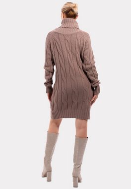YC Fashion & Style Strickkleid Rollkragen Strickkleid (Kein Set) Langarm, in Unifarbe