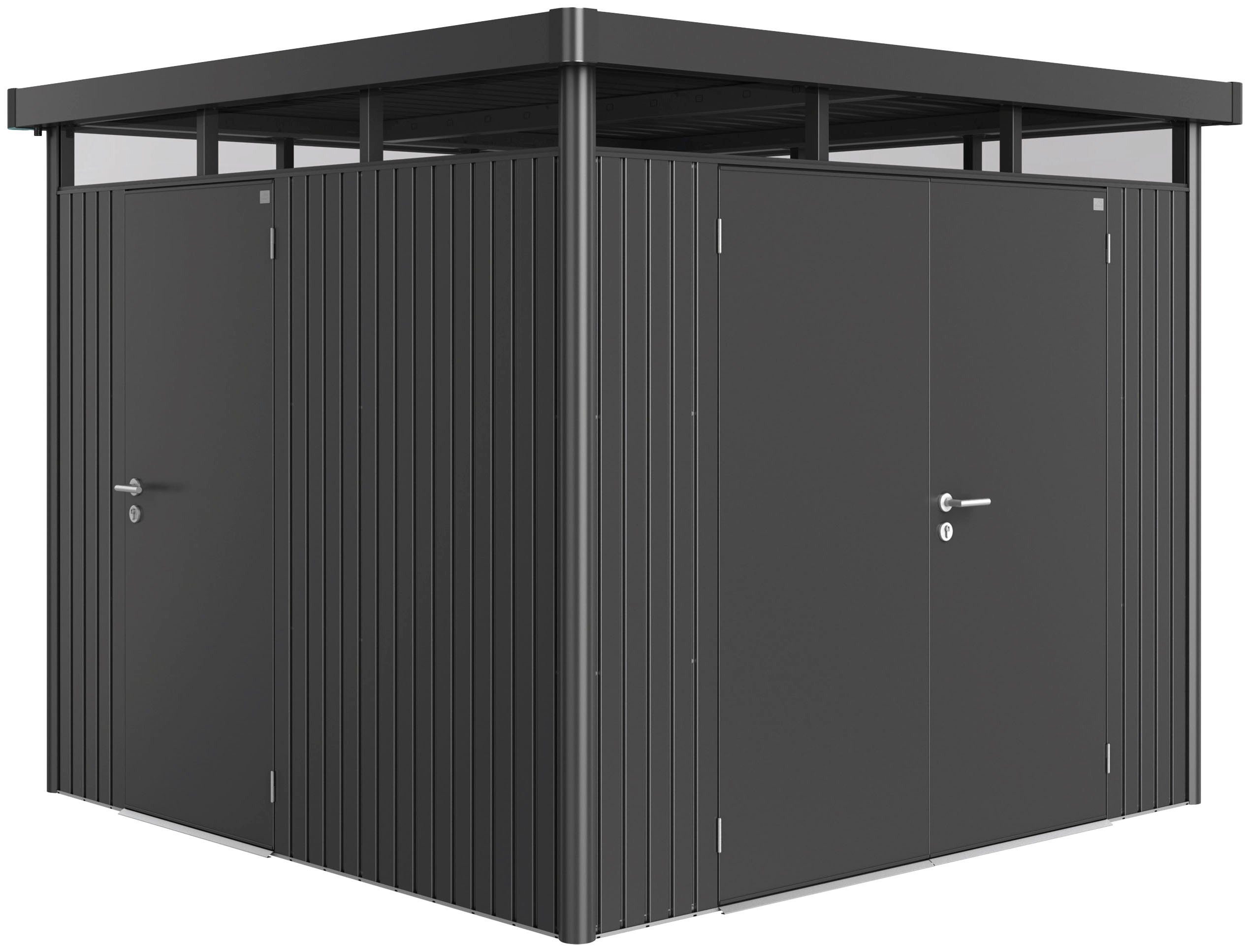 Biohort Nebeneingangstür, für Gerätehaus HighLine, dunkelgrau-metallic, inklusive Türrahmen