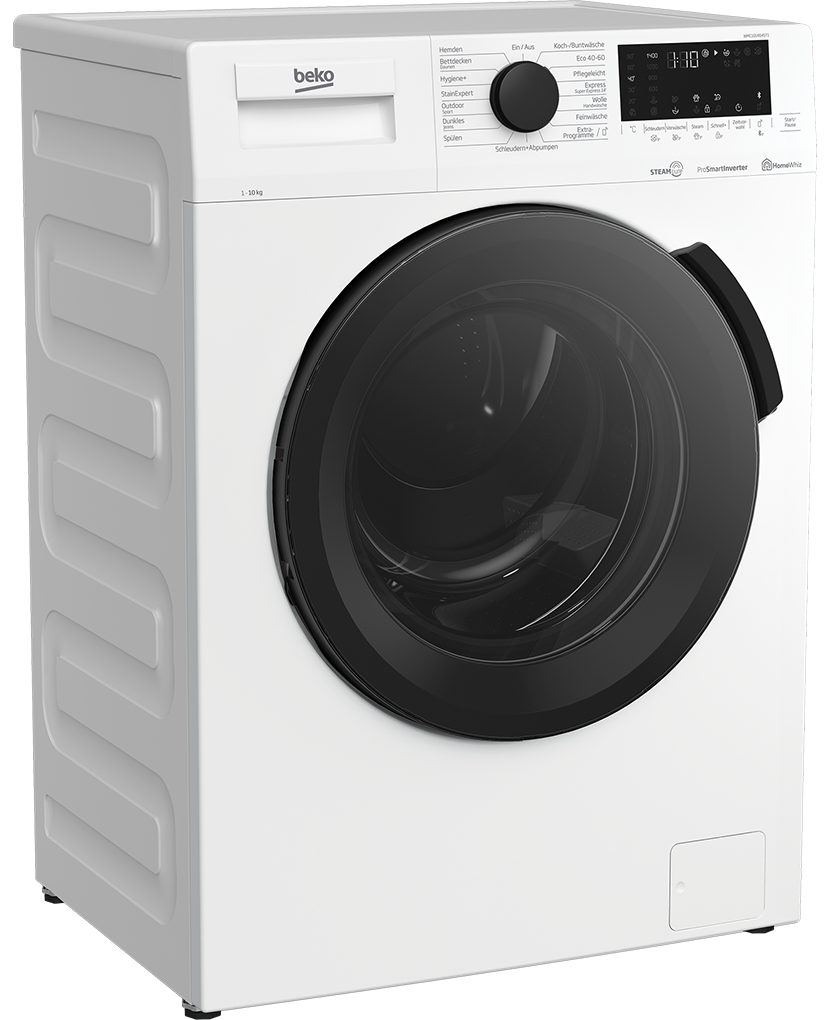 BEKO Waschmaschine WMC101464ST1, 10 AddXtra, 15+6 Dampffunktion, Bluetooth HomeWiz, U/min, 1400 kg, Programme