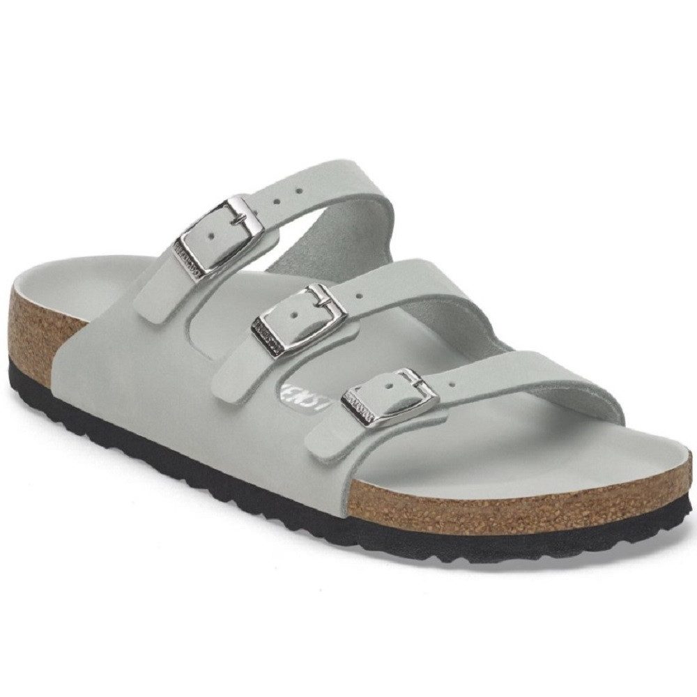 Birkenstock Florida Fresh Damen Sandalen Pantolette Leder Normale Weite 102 günstig online kaufen