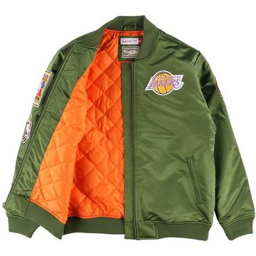 Mitchell & Ness Bomberjacke Satin FLIGHT Los Angeles Lakers