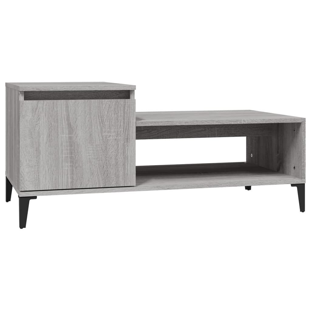 Couchtisch Couchtisch Grau Sonoma 100x50x45 cm Holzwerkstoff