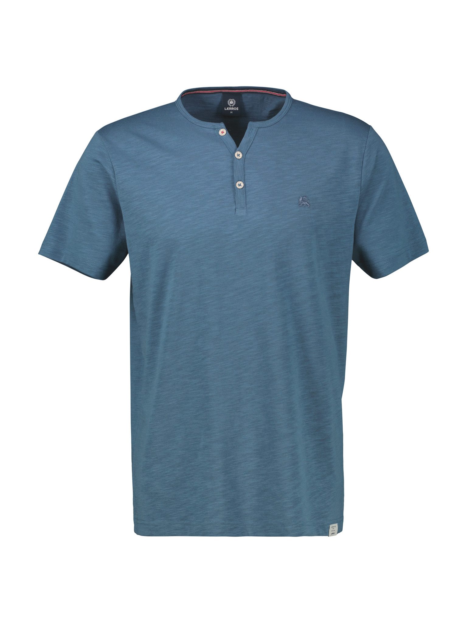 LERROS Henleyshirt mit Logostitching auf der günstig online kaufen
