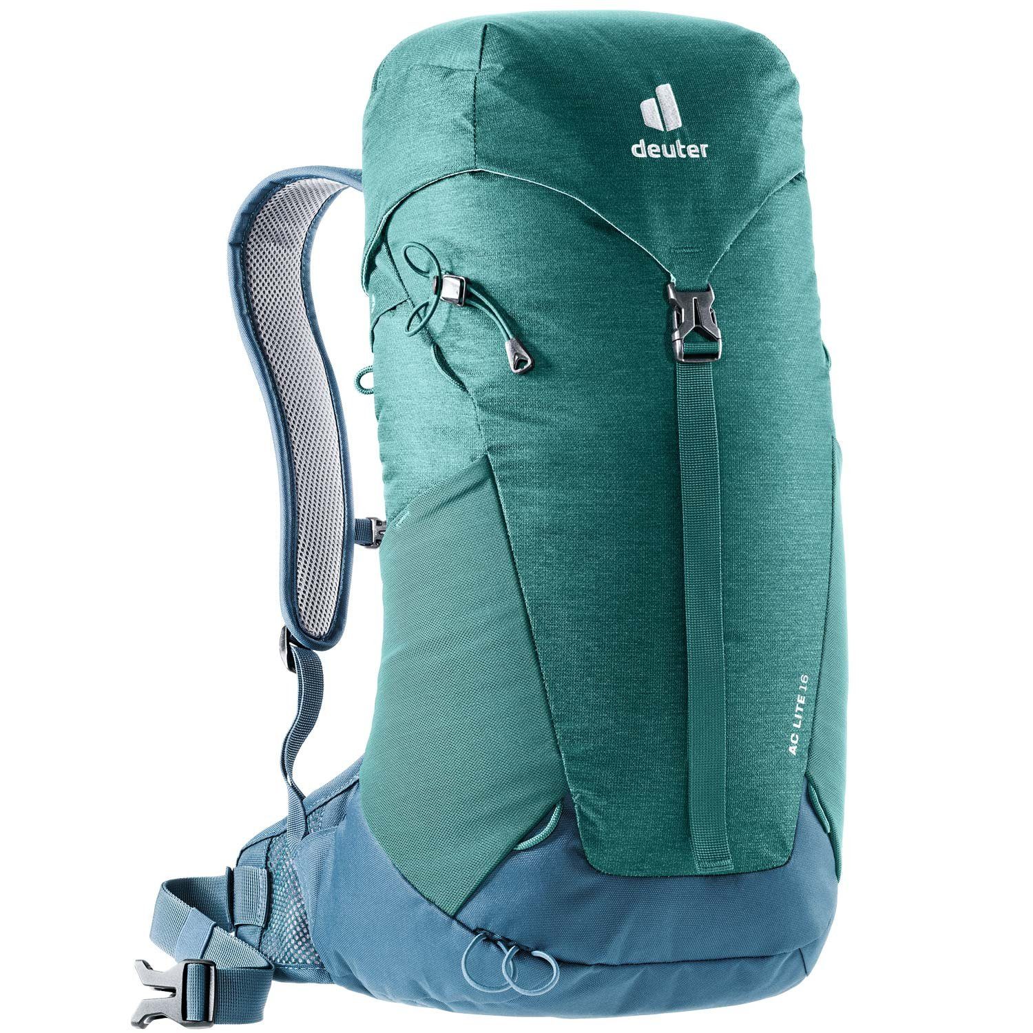 deuter Freizeitrucksack Deuter Trekking/Wanderrucksack AC Lite 16 alpinegreen-arctic (1-tlg)