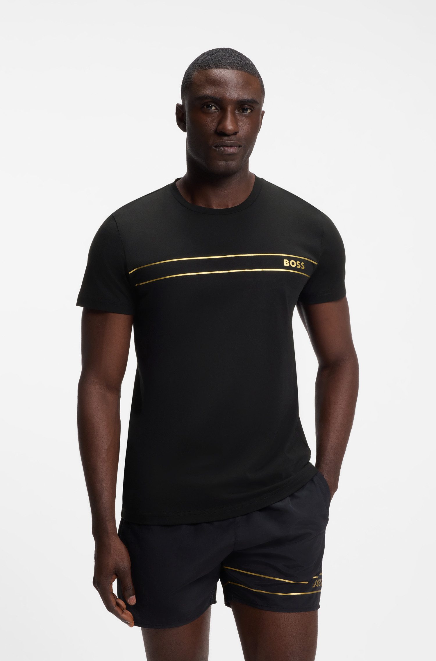 BOSS T-Shirt T-Shirt special mit Rundhalsausschnitt