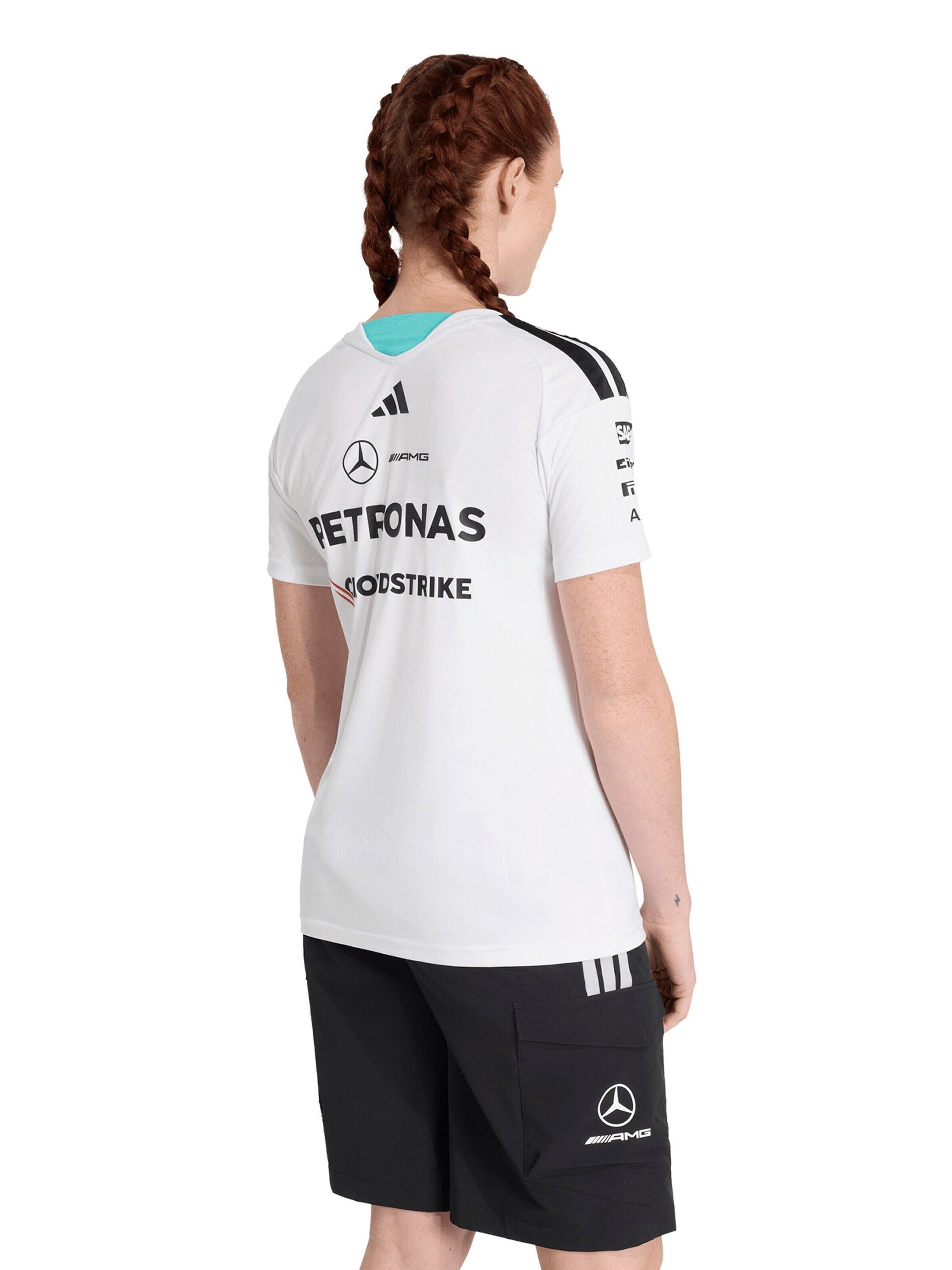 adidas Sportswear Funktionsshirt Mercedes - Amg Petronas Formula 1 Team (1-tlg) Seitenstreifen