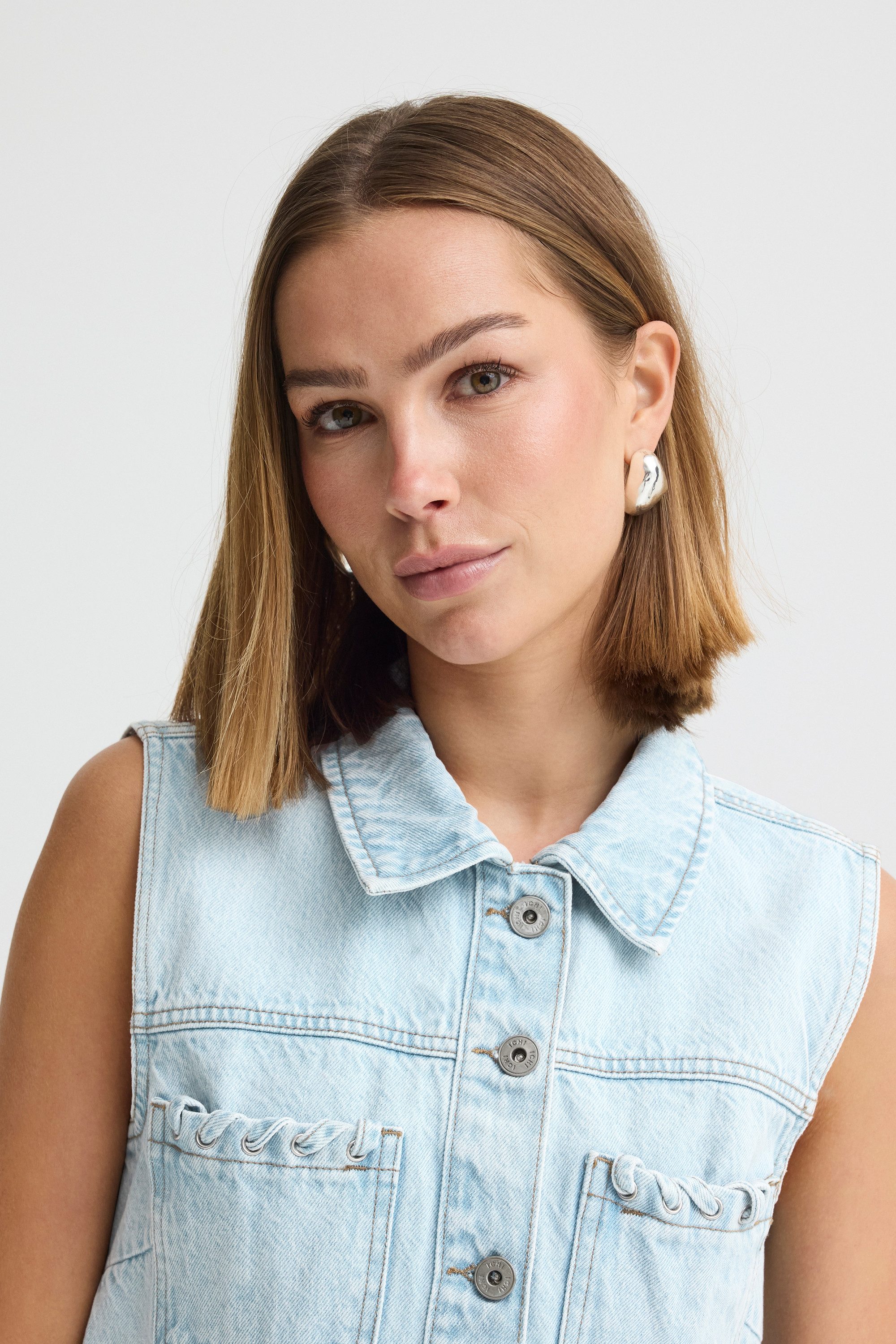 ICHI Jeanskleid Denimkleid IHPAMMI – Bild 4 von 5
