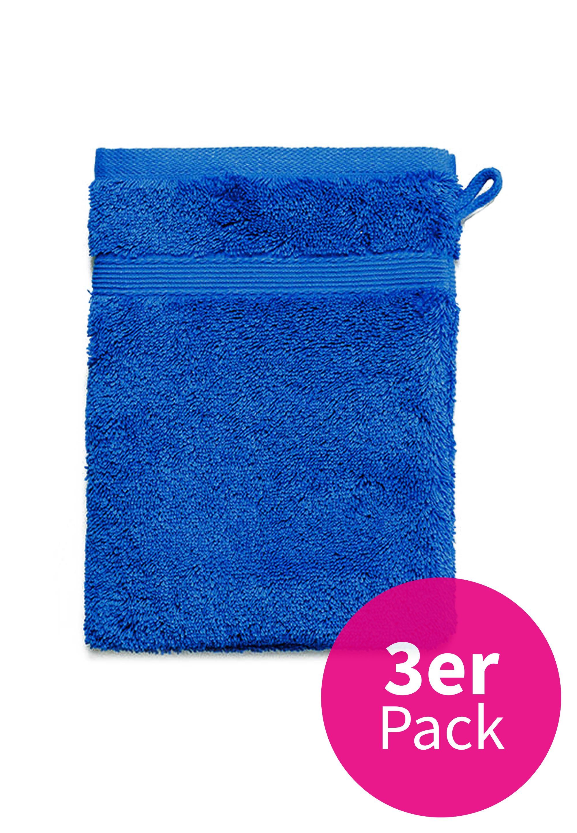 grace grand spa Waschlappen Avantgarde, (3-St), mit breiter Webbordüre