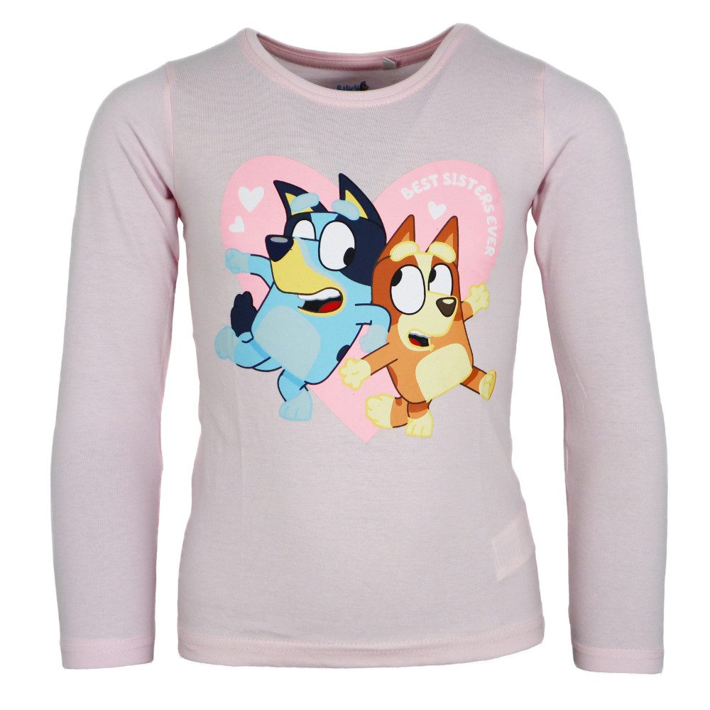 Langarmshirt Bluey Bingo Kinder Mädchen Langarmshirt langarm Shirt