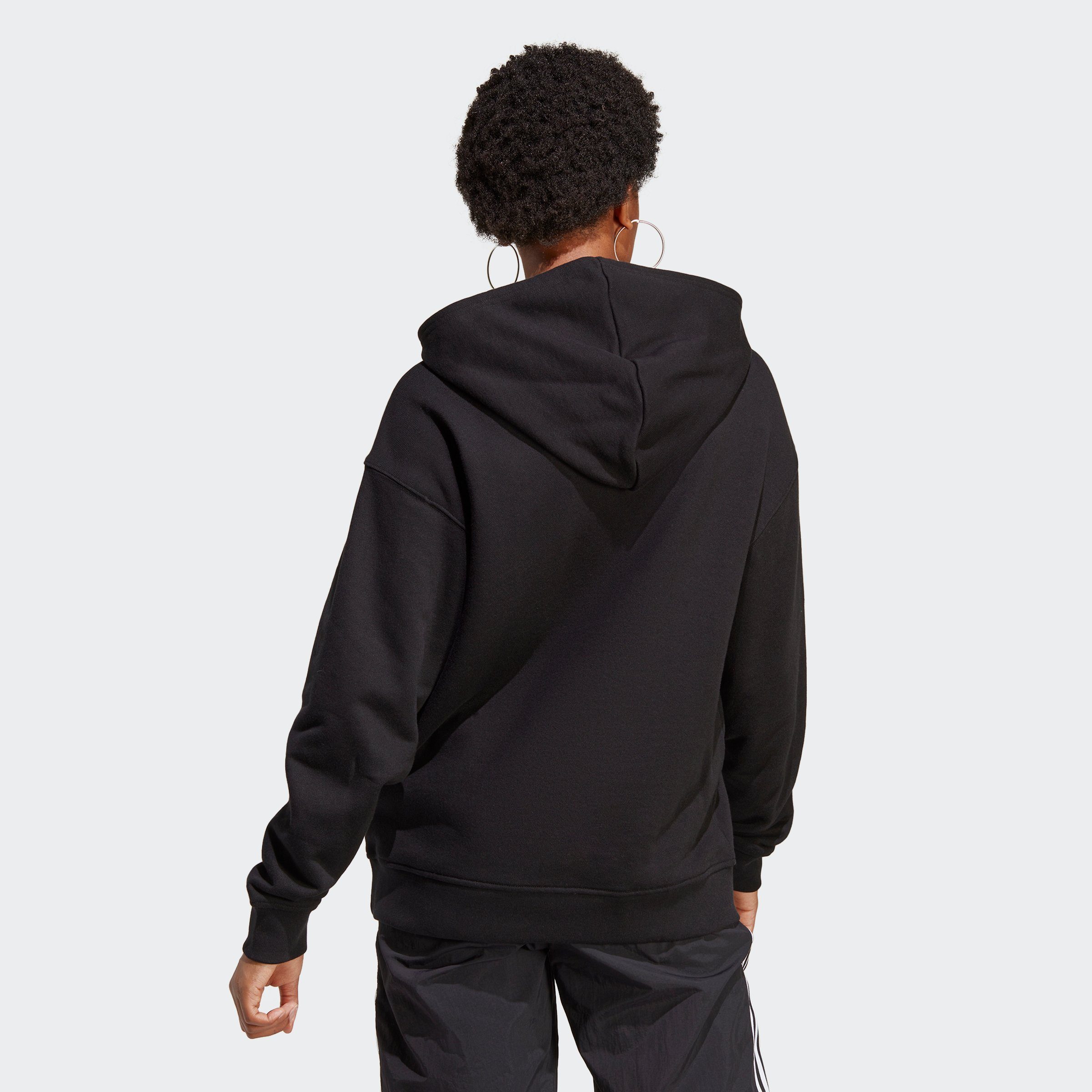 adidas Originals Kapuzensweatshirt TREFOIL HOODIE Black