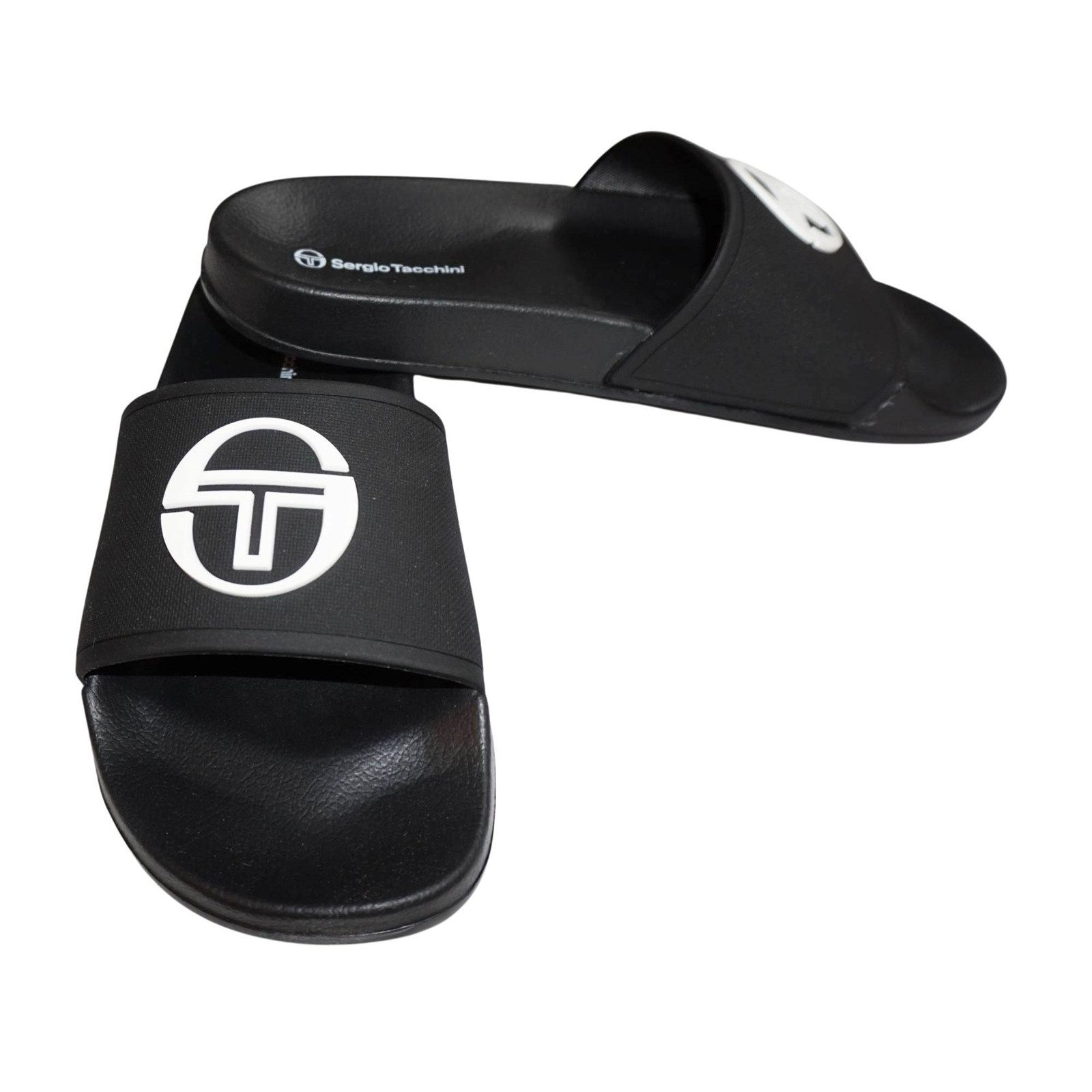 Sergio Tacchini Badelatschen Sergio Tacchini Triod Badepantolette vorgeformtes Fußbett