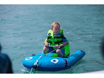 Jobe Inflatable SUP-Board Jobe Shark Trainer Funtube 1 Person, Mehrfarbig, Abnehmbarer Griff,Einfaches Aufsteigen,Multi Position funtube