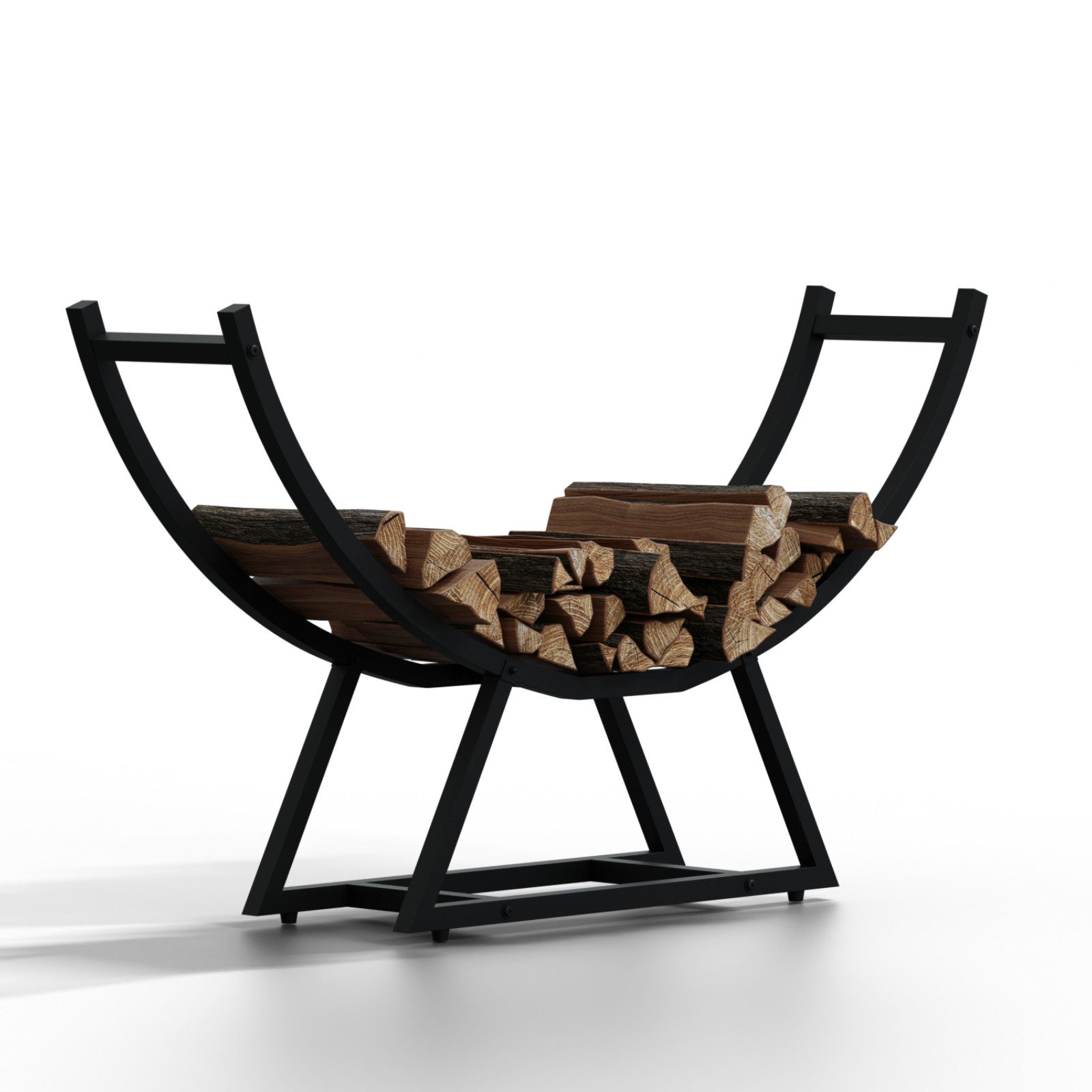 HAGO Kaminholzregal Feuerholzregal 94x21x55cm Kaminholz Holzlager günstig online kaufen