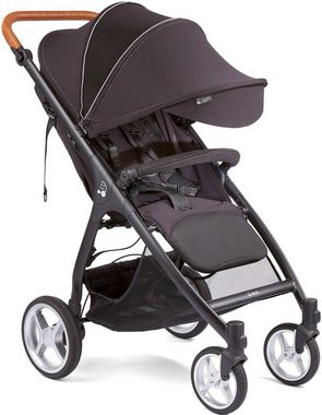 Gesslein Kinder-Buggy Smiloo Happy +, schwarz/cognac, schwarz, mit Einhand-Faltmechanismus;