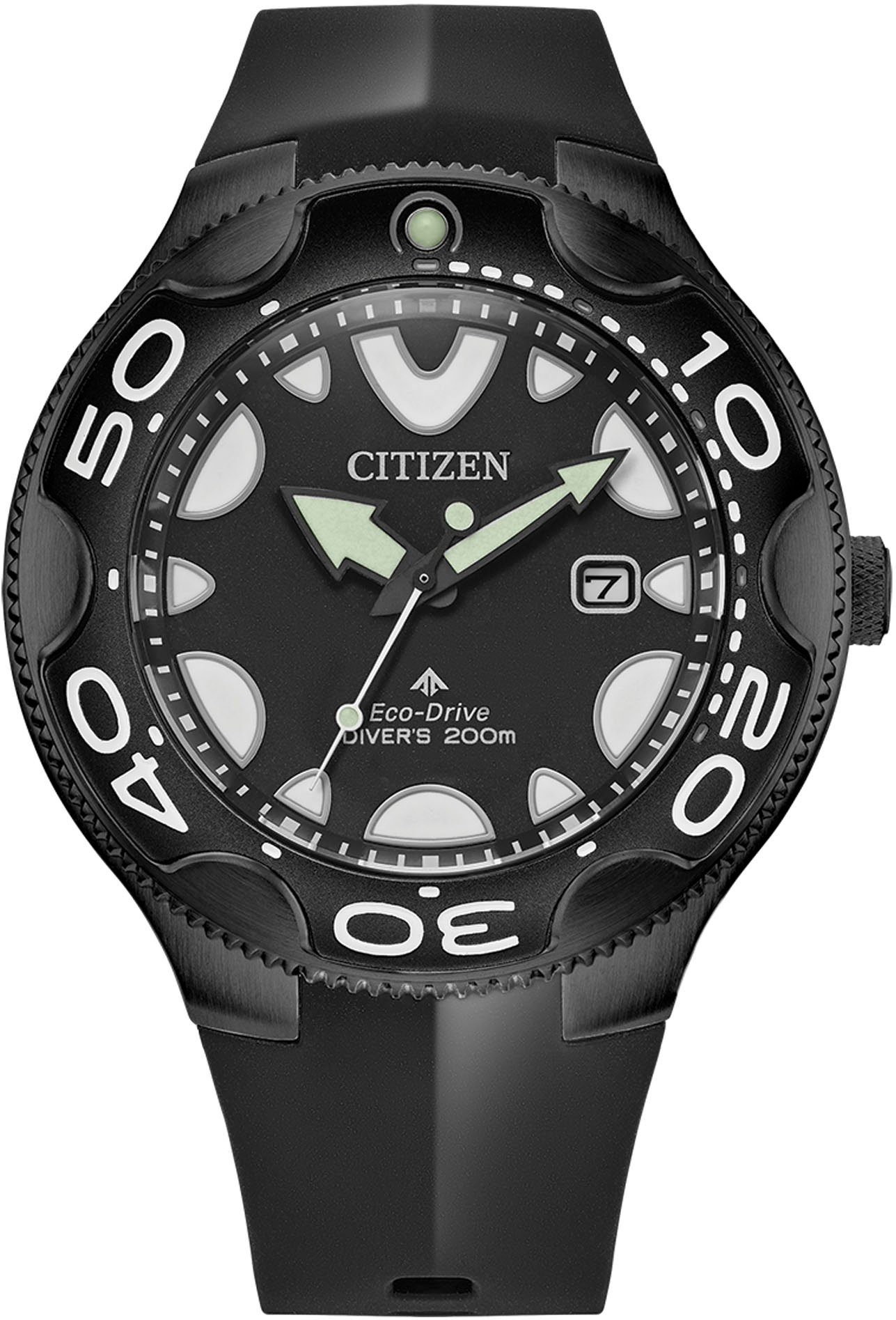 Citizen Taucheruhr Promaster Eco-Drive Diver "Orca", BN0235-01E, Armbanduhr, Herrenuhr, Solar
