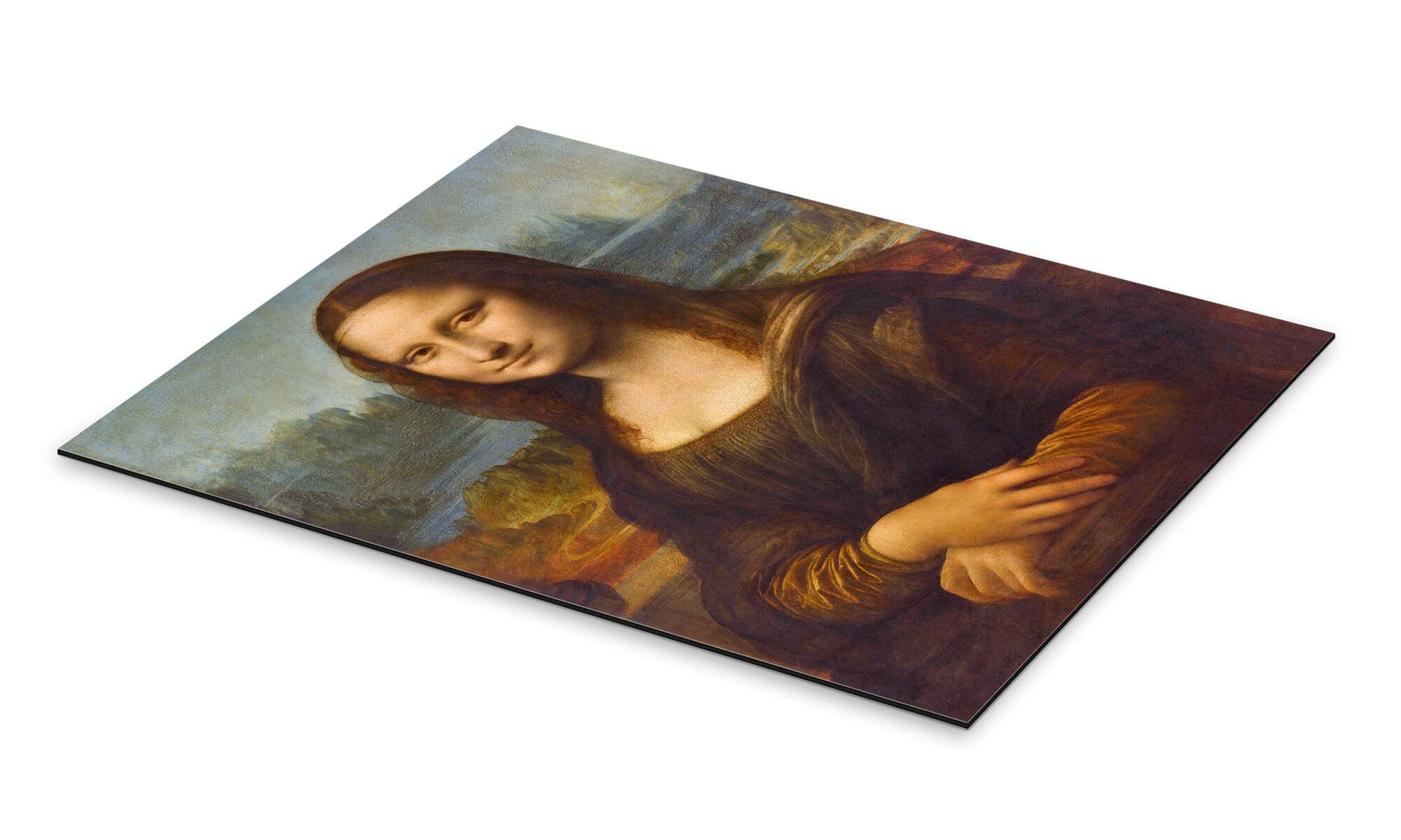 Posterlounge Wandbild Mona Lisa, Leonardo da Vinci, erhältlich als Poster, Leinwandbild, Wandsticker oder Acrylglasbild