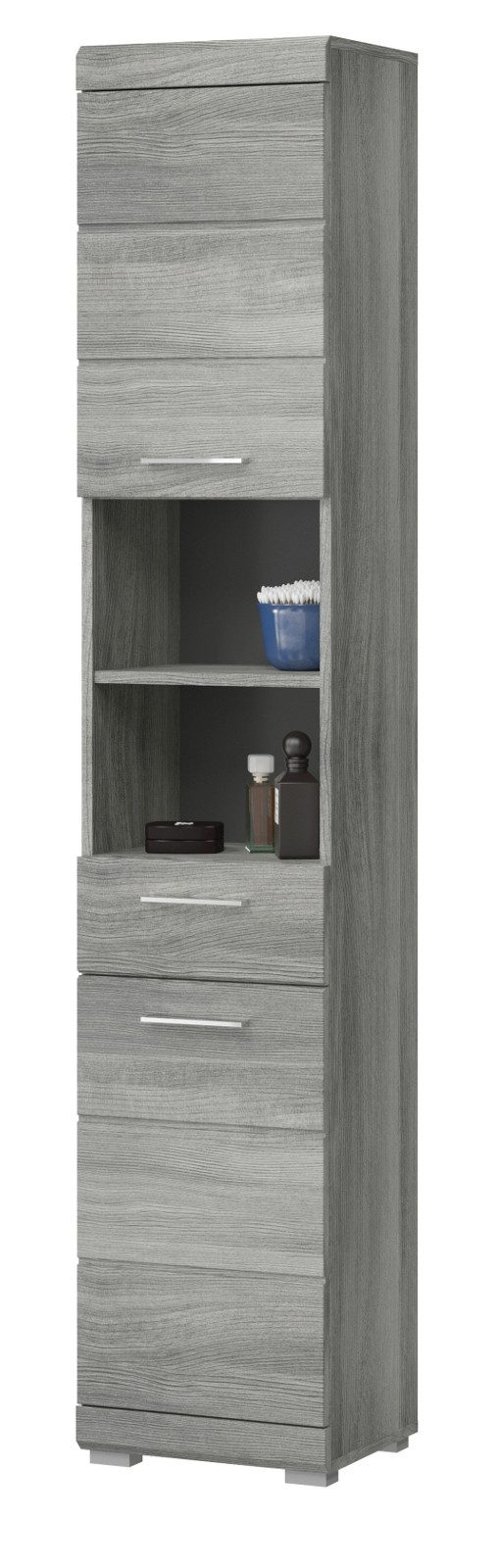 Inn.Furn Hochschrank Spirit (in grau Rauchsilber, 37 x 191 cm) viel Staurau günstig online kaufen