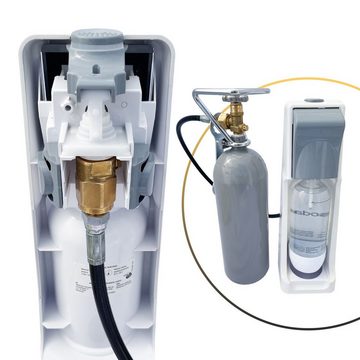 ich-zapfe Wassersprudler Sodastream, Wassersprudler 1-leitig, (CO2 Bottles:CO2 - 2 kg-tlg), CO2 Bottles:CO2 - 2 kg
