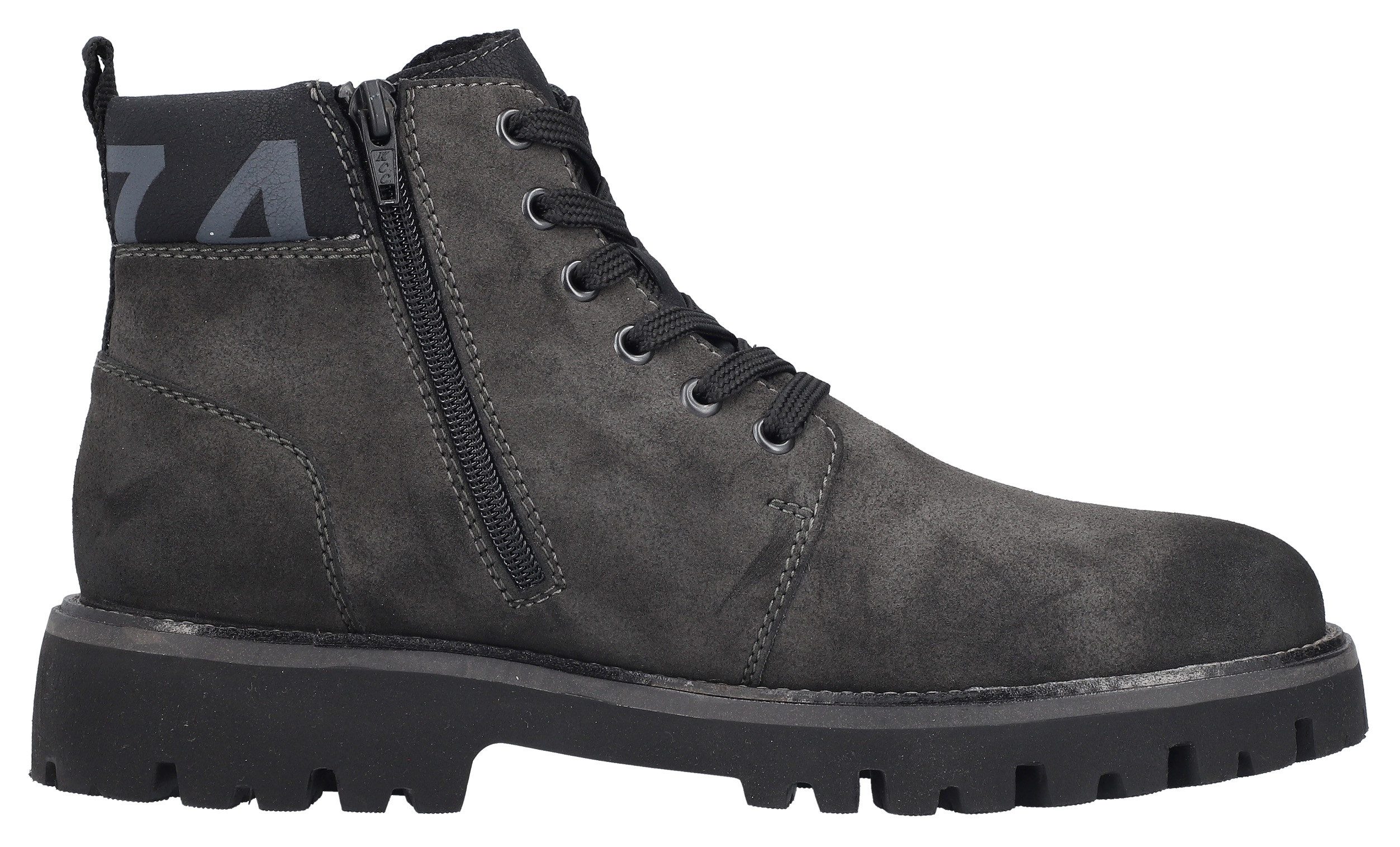 Rieker Winterstiefelette, Winterboots, Outdoorstiefelette mit TEX und Innenreißverschluss
