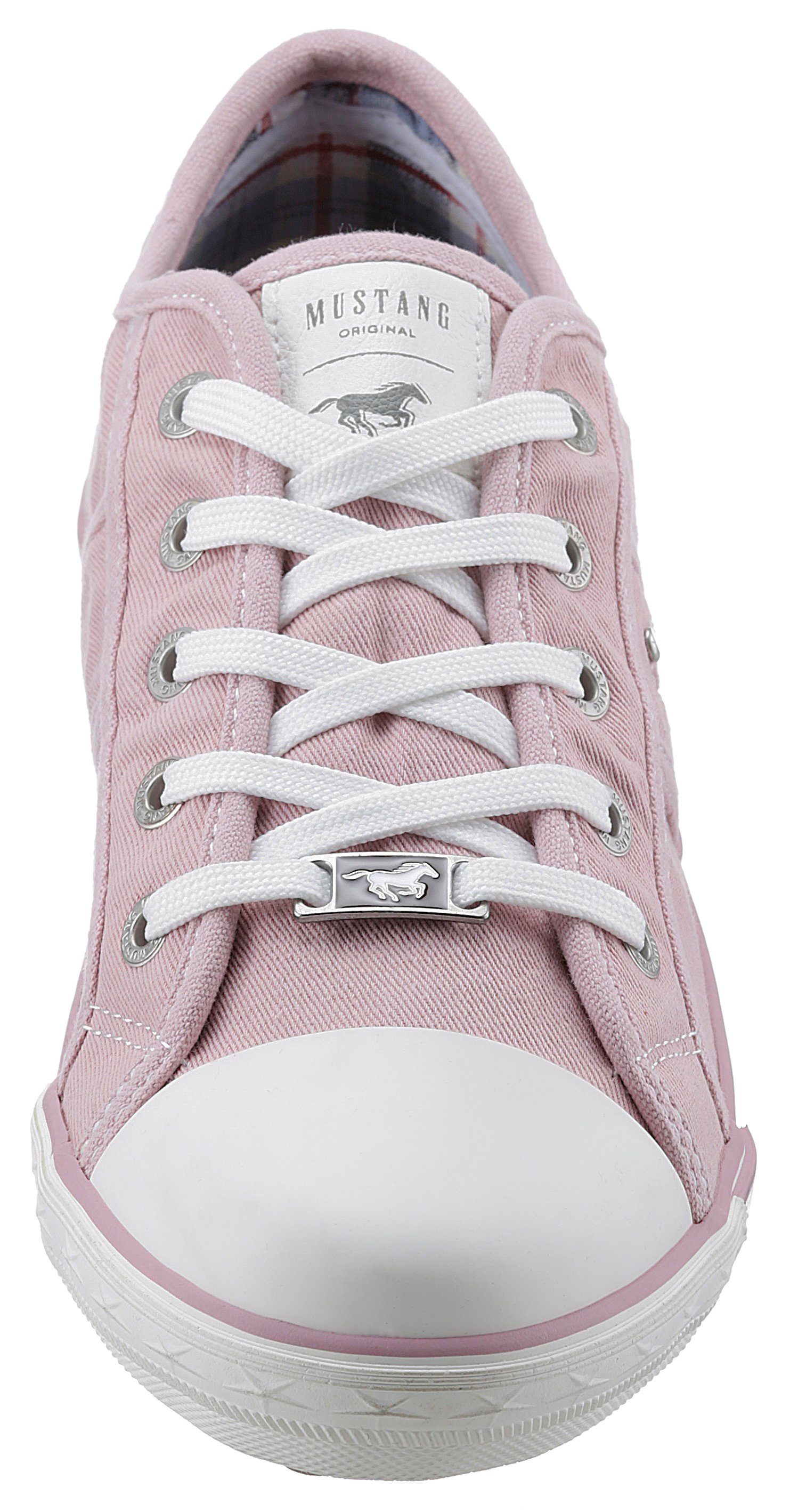Markenlabel Sneaker Shoes mit rose Mustang Mustang