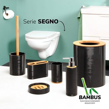 bremermann Seifenspender Seifenspender SEGNO aus Bambus und Kunststoff // Füllmenge ca. 340 ml