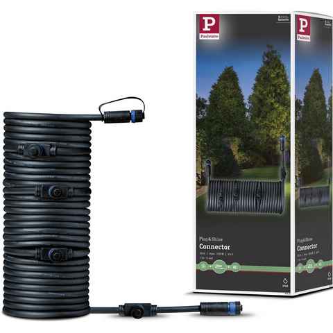 Paulmann Outdoor Plug&Shine 10m IP68 Lampen-Verbindungskabel, (1000 cm), 1 in - 5 out