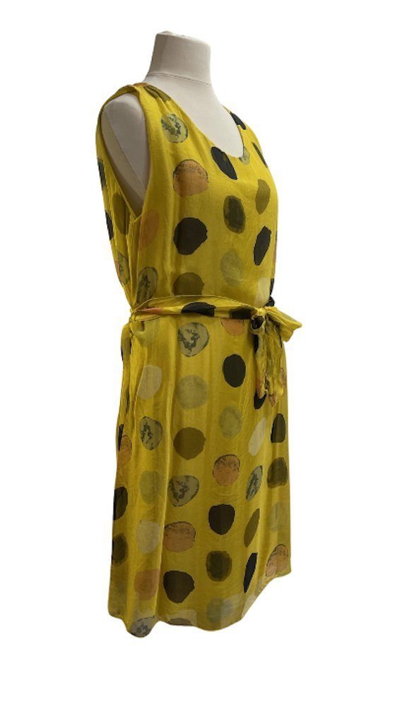 BZNA Sommerkleid Seidenkleid Sommer Dress Pünktchen Kleid elegant
