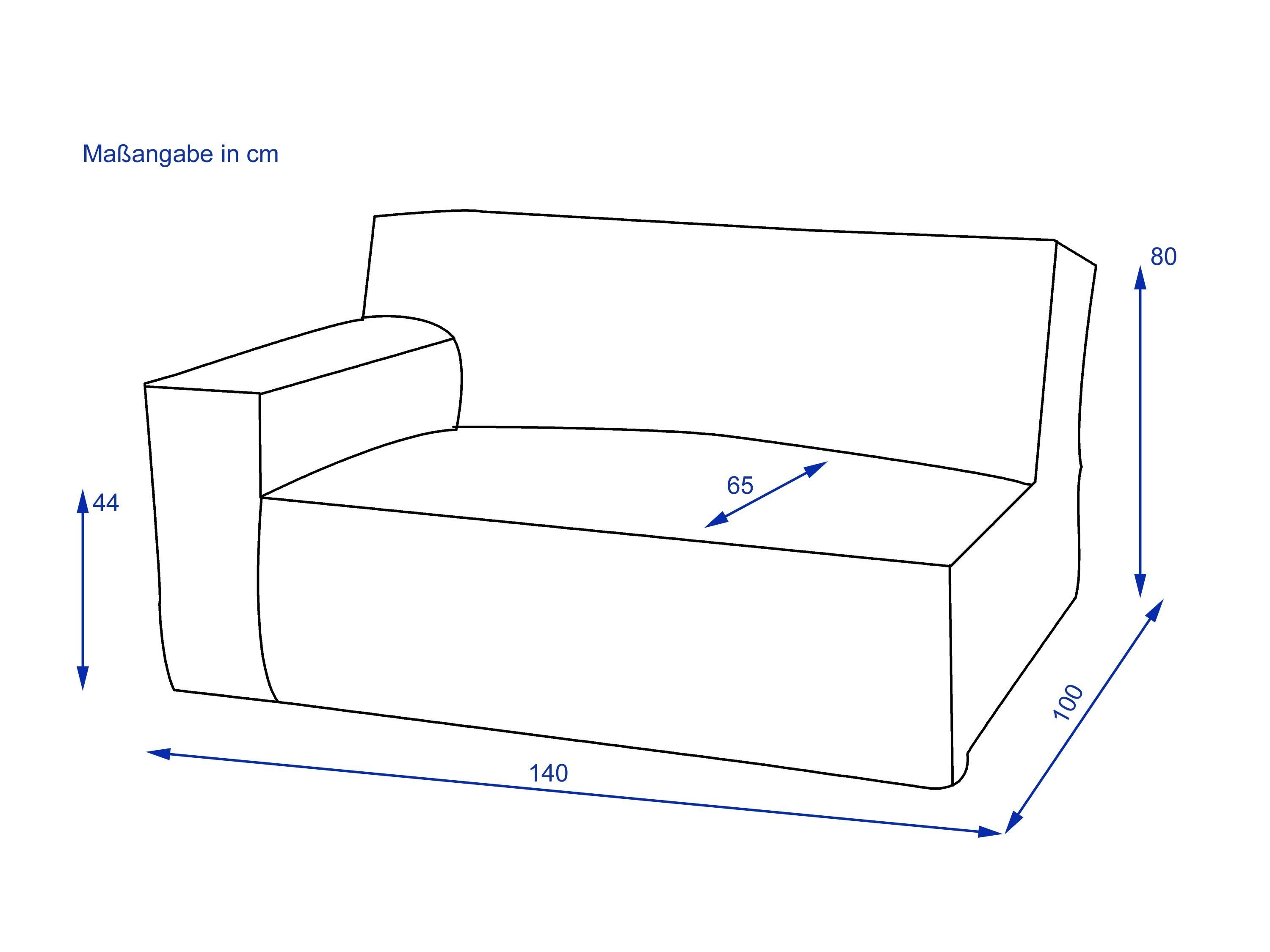 145x79x110 RANTUM SANSIBAR Sitzelement, Sitzelement SANSIBAR (BHT Living cm 145x79x110 cm) Sofa BHT