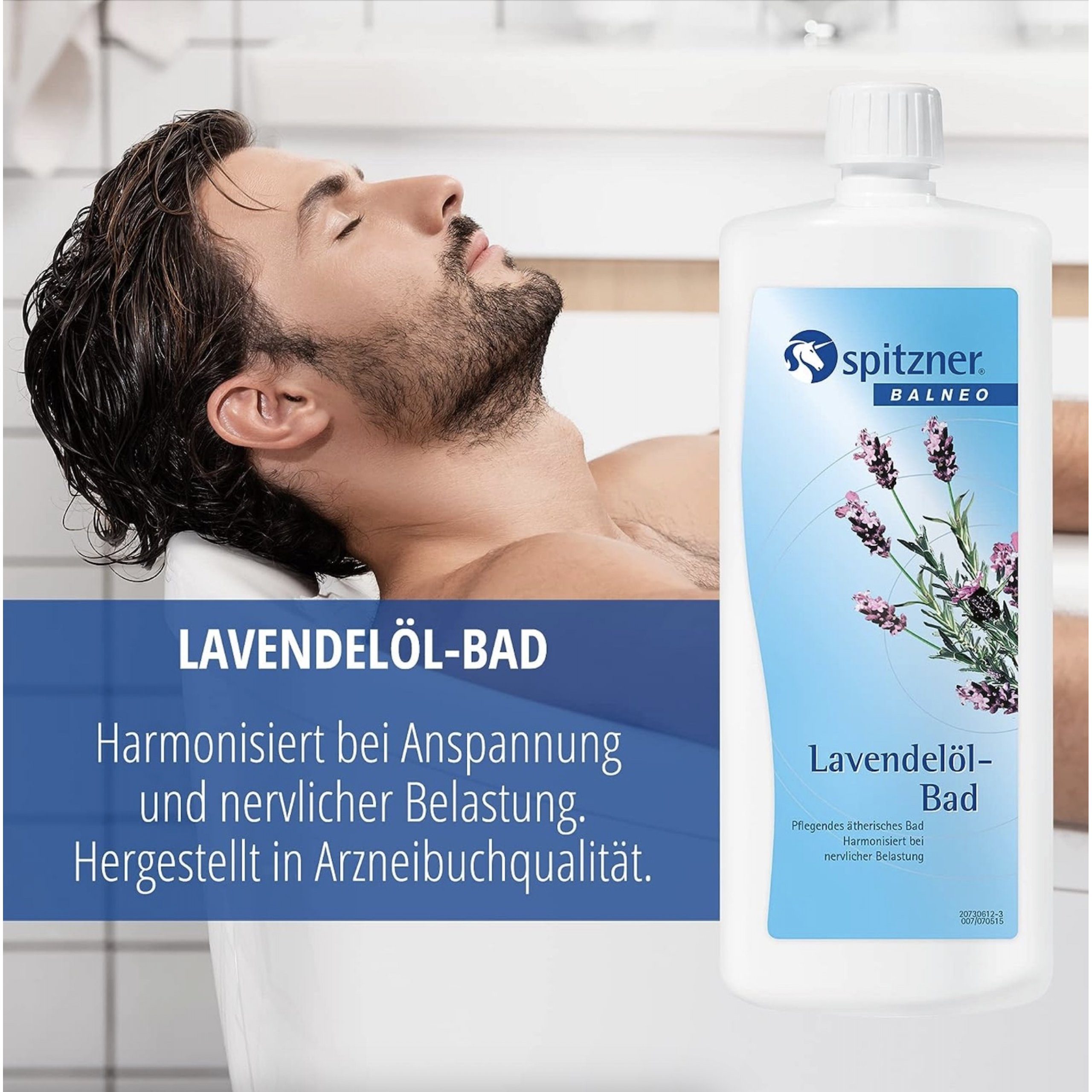 Spitzner Badezusatz Spitzner Lavendelöl Bad 1 Liter Gesundheitsfördernder Badezusatz