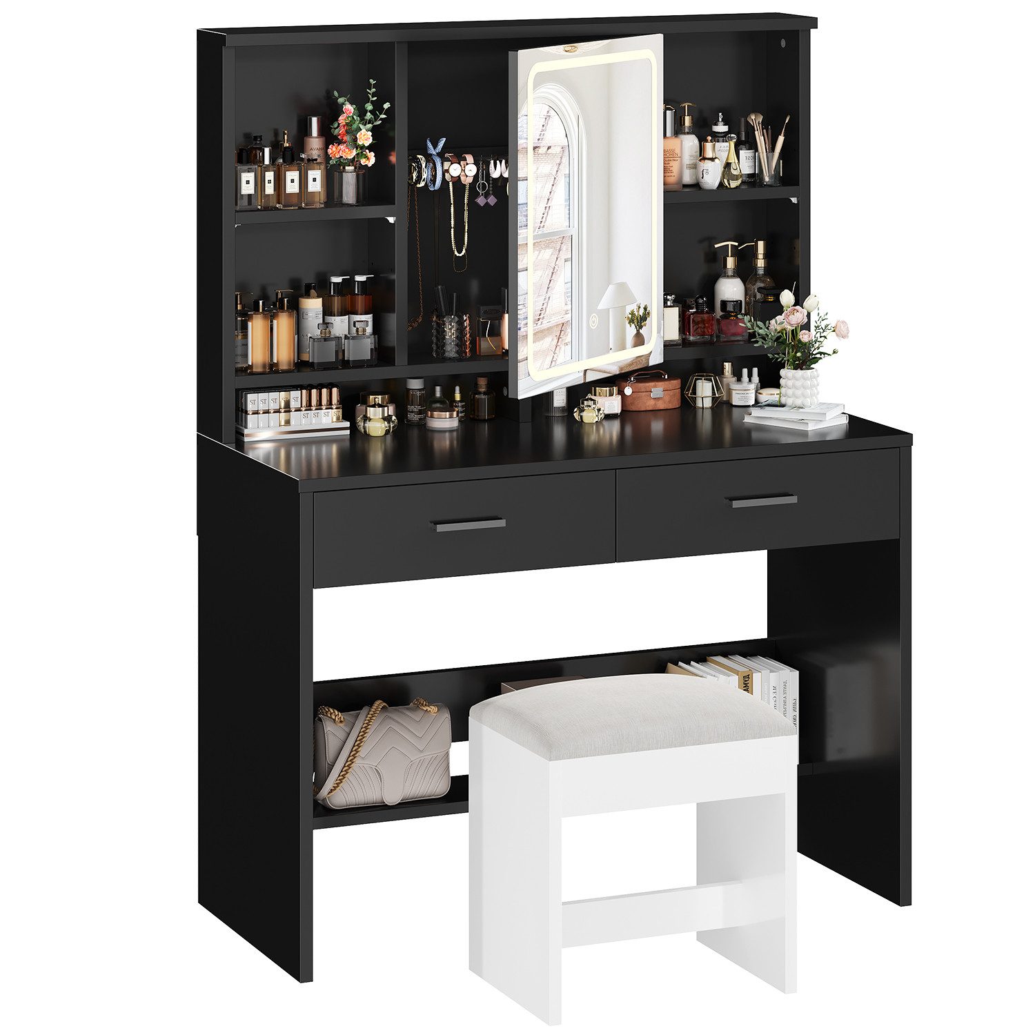 HOMALL Schminktisch Schminktisch mit Spiegel und günstig online kaufen