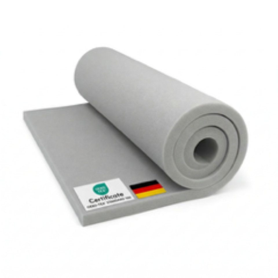 Fortispolster Schaumstoffeinlage Polsterschaum RG25 200x120x11 CM für Möbel, Matratzen & Kissen