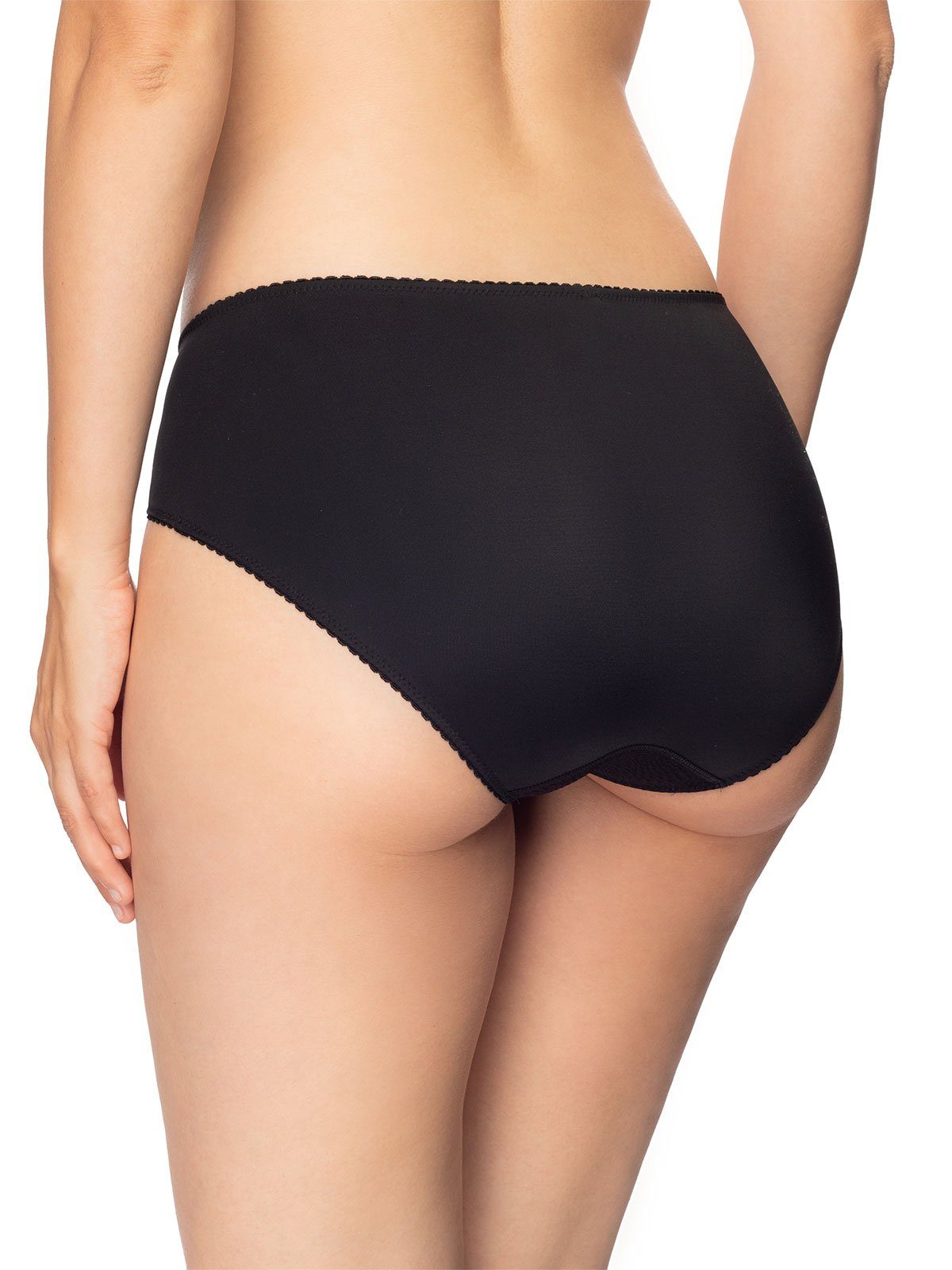 Damen Bikinislip (Stück, Minislip Schwarz Zwickel Felina Serenada 1-St)