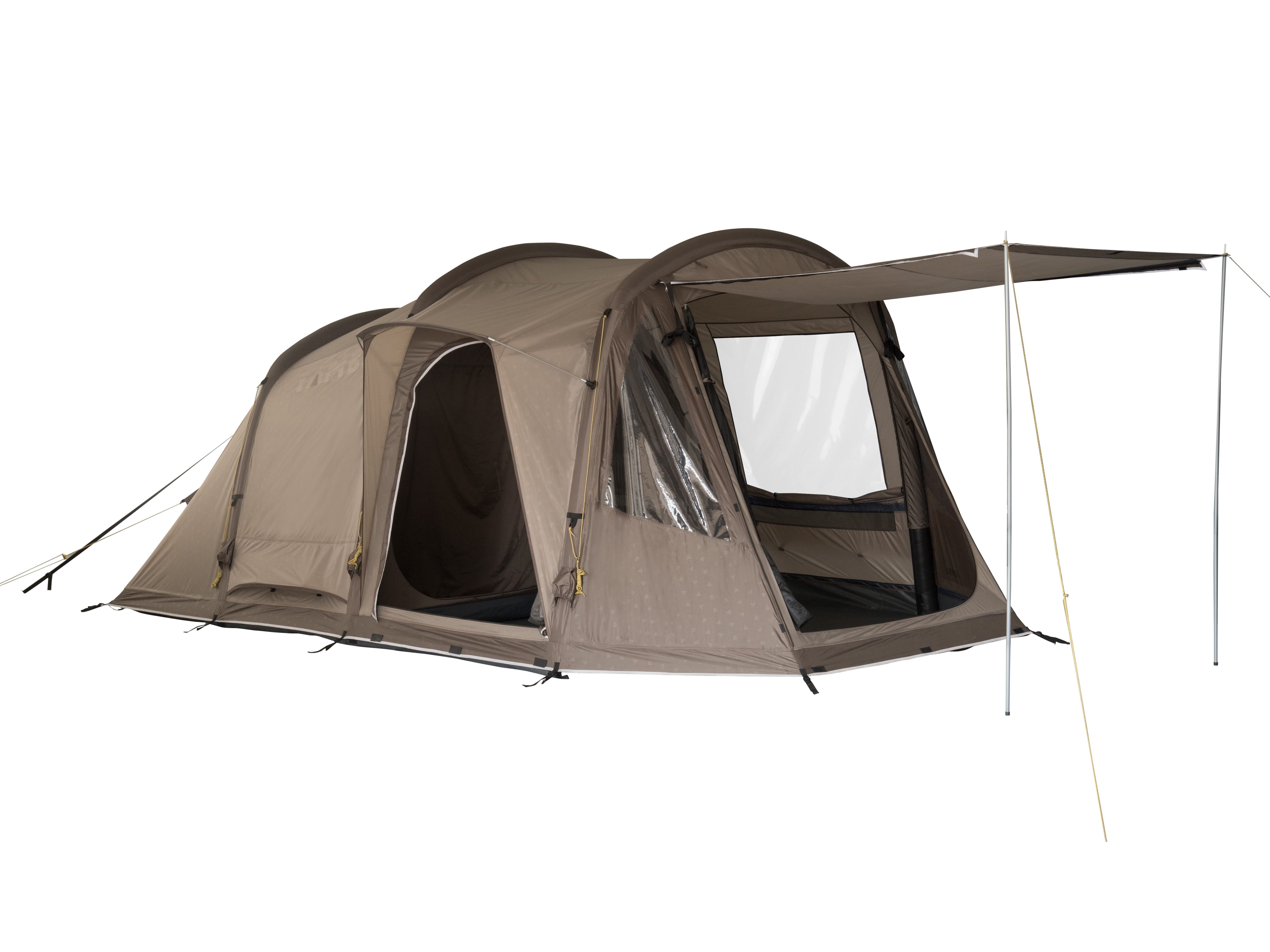 Tambu aufblasbares Zelt TAMBU - HUSIR - Familien Tunnelzelt Air, Personen: 4, 100 % recycelter Polyester, PFC frei