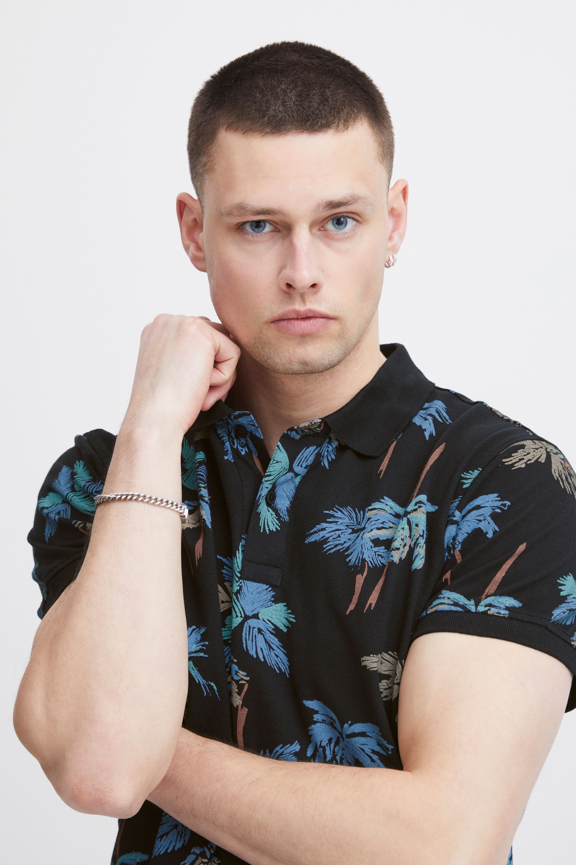 Blend Poloshirt BHPolo (1-tlg) Lässiges Poloshirt mit Print