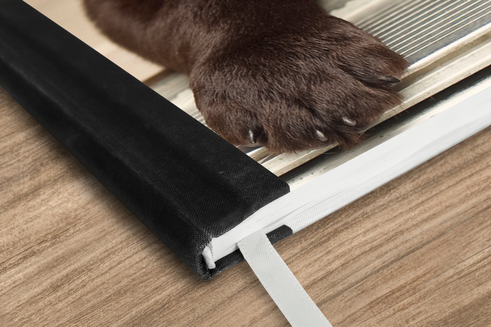 Thumbnail - MuchoWow Notizbuch Niedlicher Labrador Retriever schaut in die Kamera, Notebook, Notizblock a5, Tagebuch, Journal Linier...