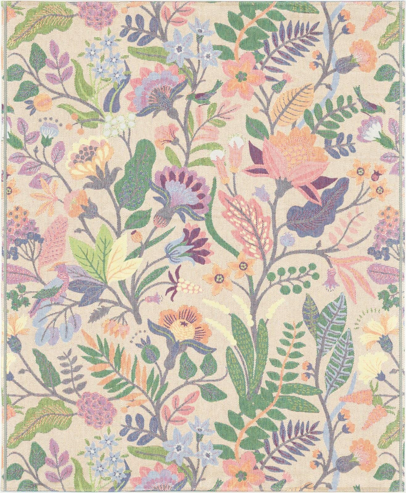 Plaid Colourful 140x170 cm, EKELUND MASTER WEAVERS 1692, Pixel gewebt (6-farbig)