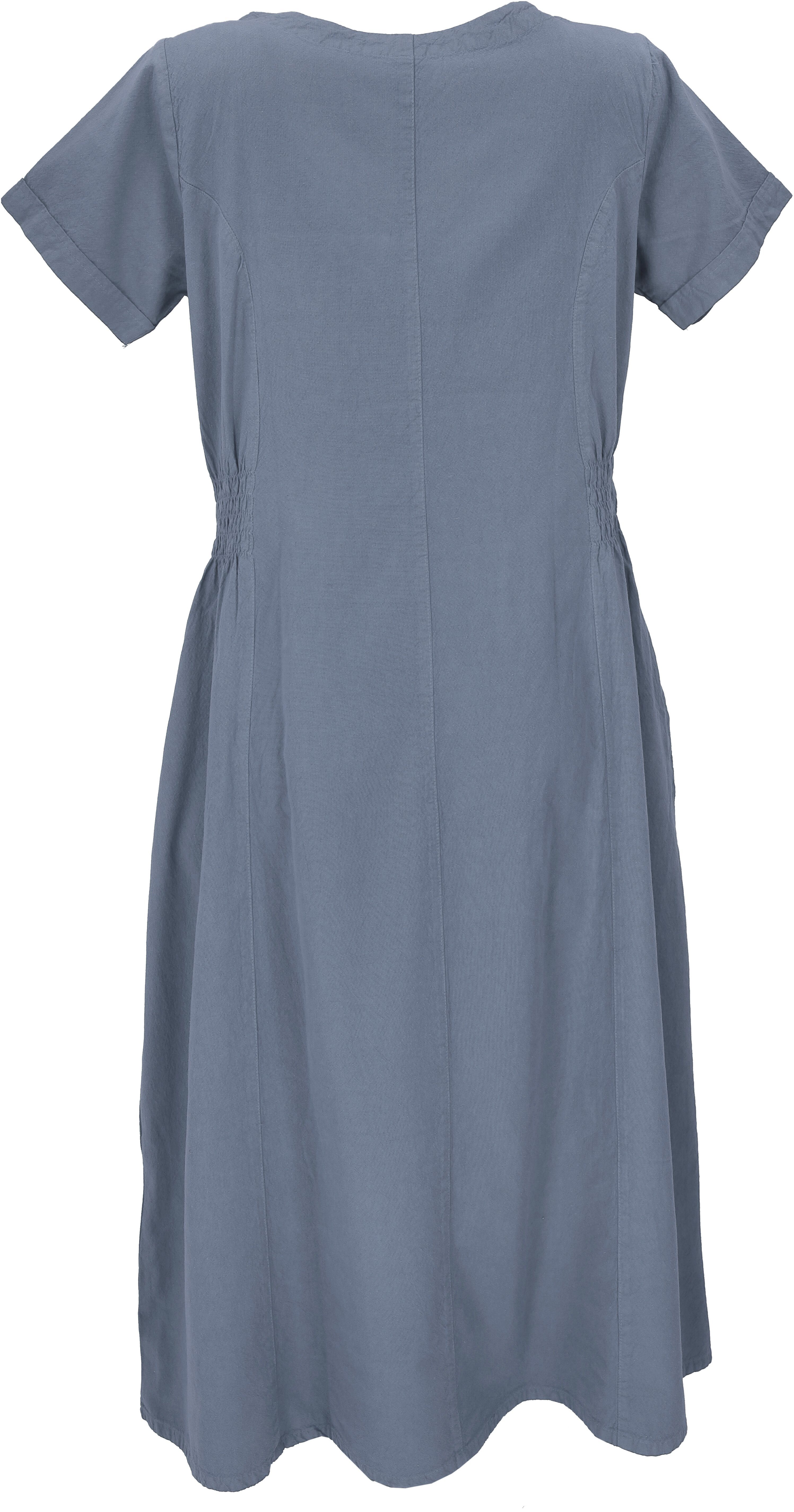 Guru-Shop Midikleid Weiches bequemes Baumwollkleid, Sommerkleid mit.. – Bild 4 von 5