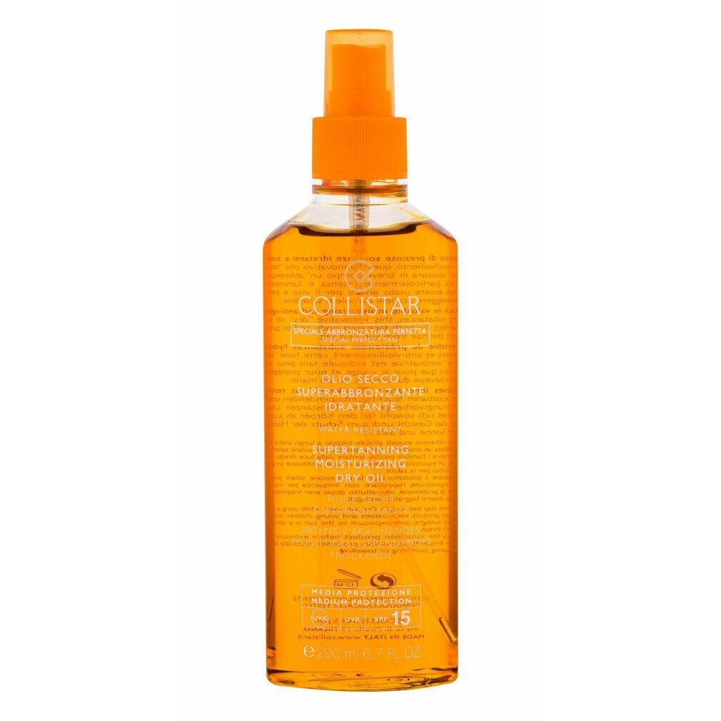 Sonnenschutzcreme Super Tanning Dry Oil Water Resistant Spf15 200ml
