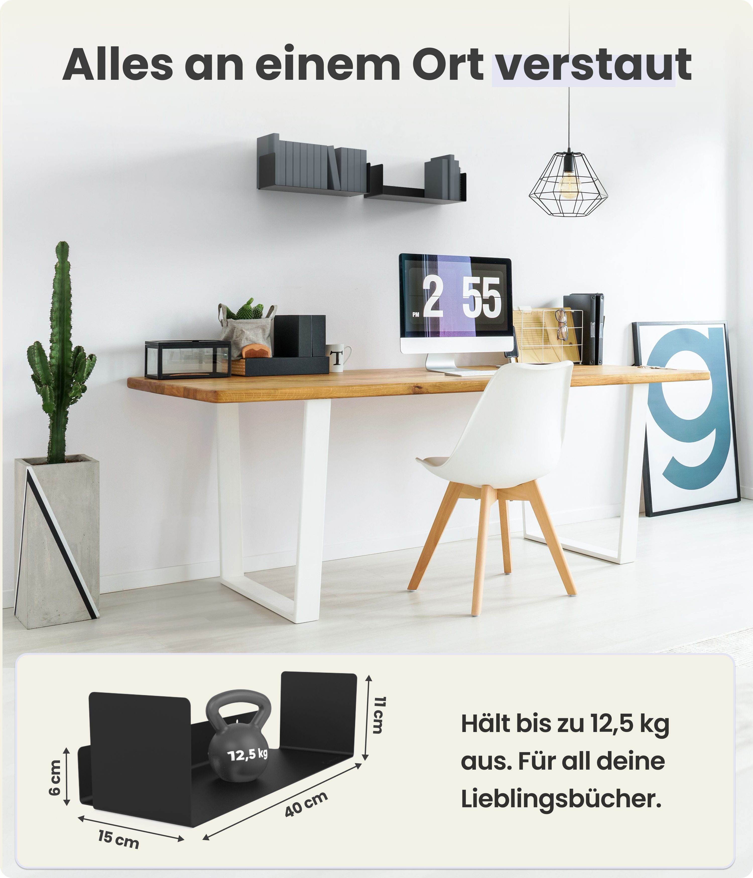 UNITURE Wandregal Moderne Regal Wand Design günstig online kaufen