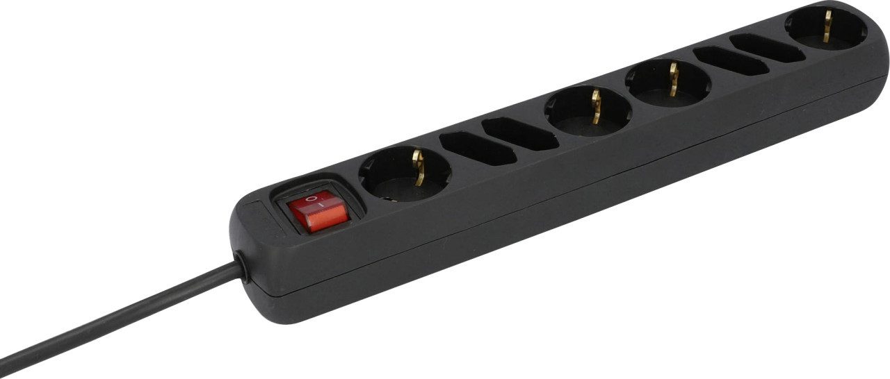 UNITEC Unitec Steckdosenleiste 4+4-fach 1,4m mit Steckdosenleiste