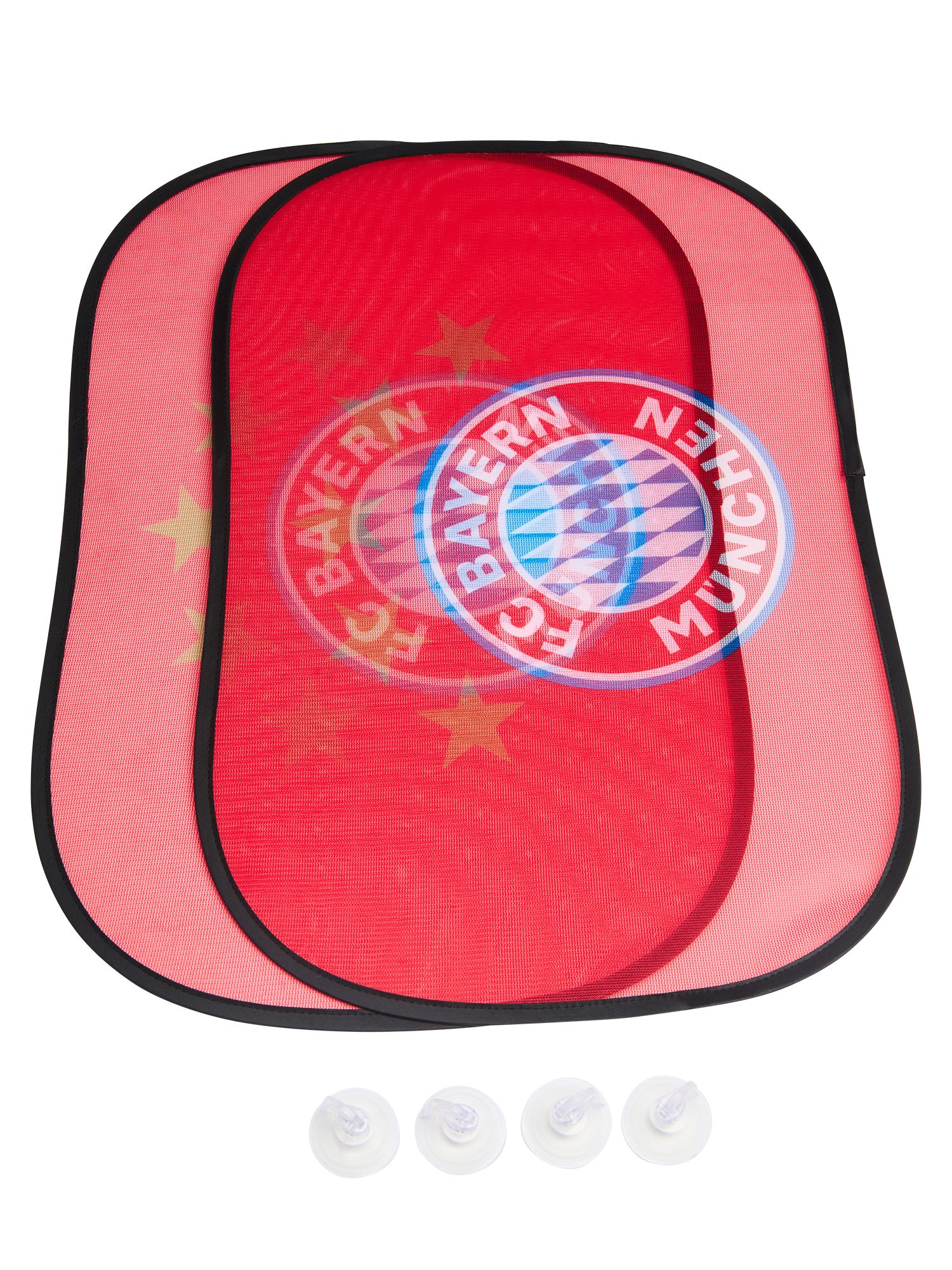 FC Bayern München Autosonnenschutz FC Bayern München Sonnenblende I Sonnenschutz I Auto I 2er-Set I Rot, 36.000 x 44.000 cm