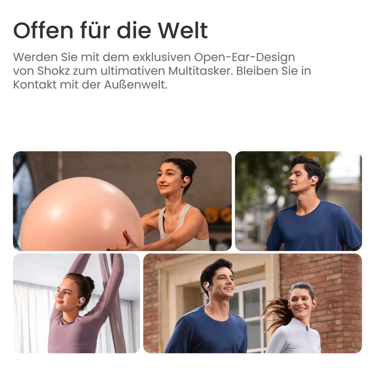 Shokz Shokz OpenFit Air White Kopfhörer